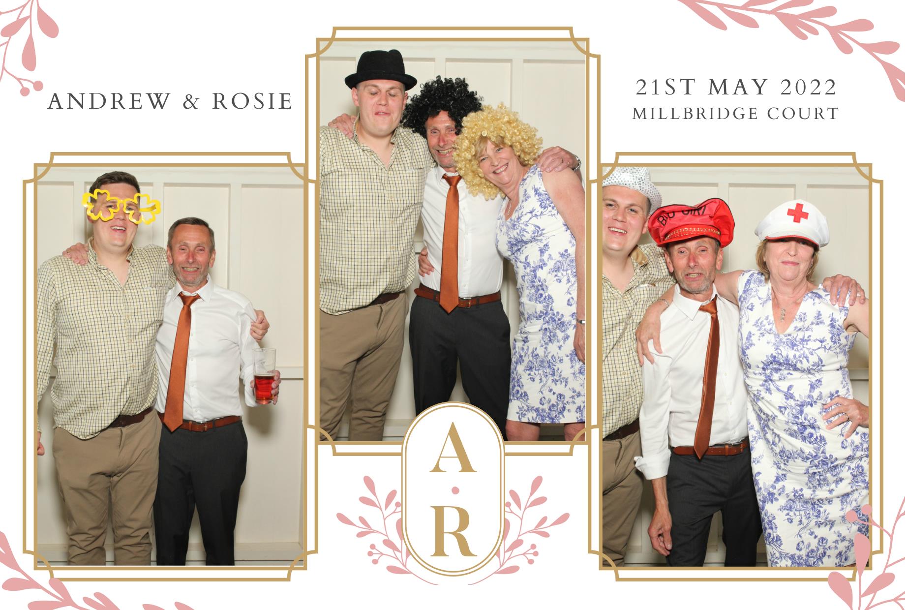 Andrew and Rosie's Wedding  | View more photos from the event at gallery.myphotoboothexperience.co.uk/u/MyPhotoBoothExperienceLtd/Andrew-and-Rosies-Wedding
