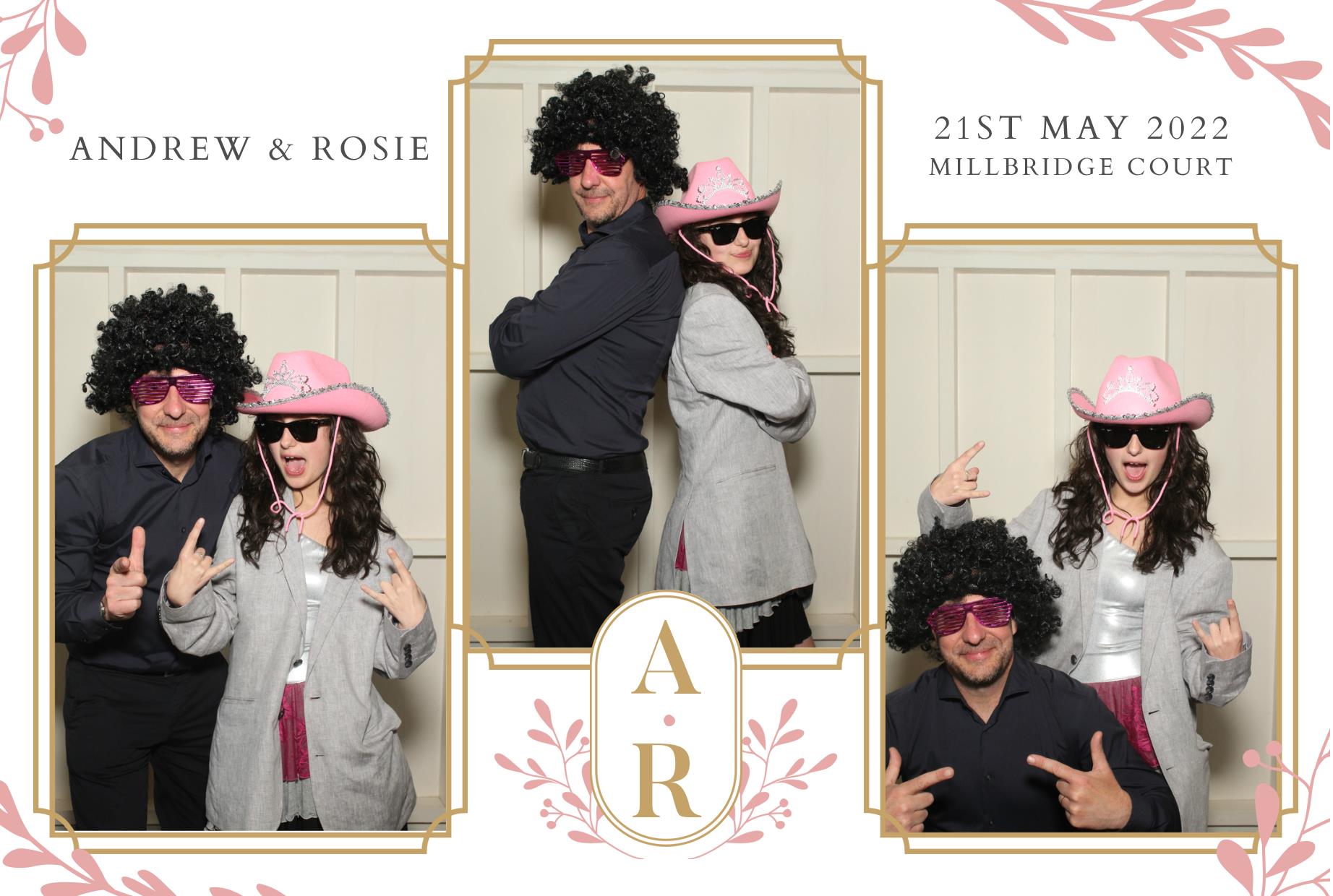Andrew and Rosie's Wedding  | View more photos from the event at gallery.myphotoboothexperience.co.uk/u/MyPhotoBoothExperienceLtd/Andrew-and-Rosies-Wedding