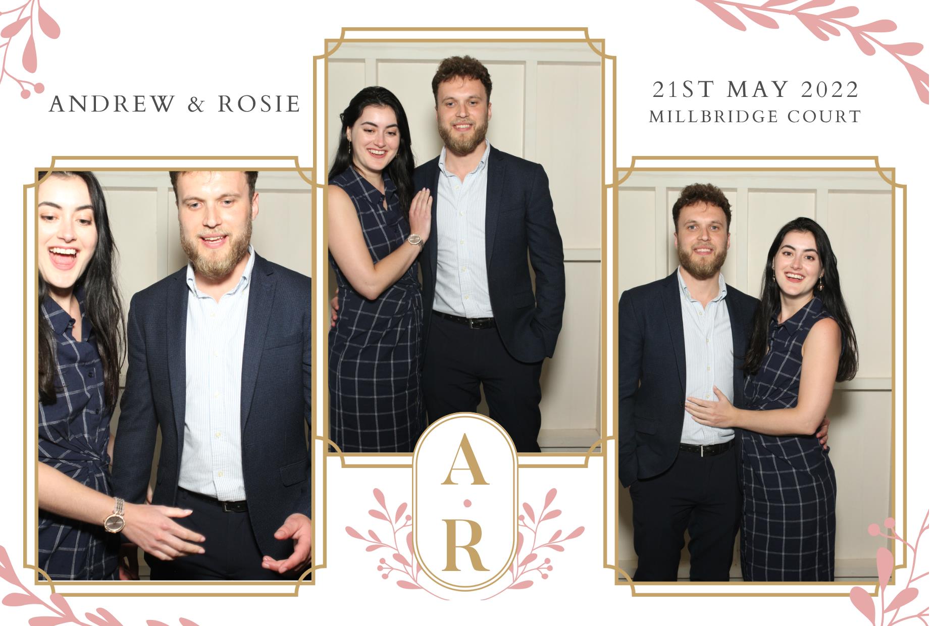Andrew and Rosie's Wedding  | View more photos from the event at gallery.myphotoboothexperience.co.uk/u/MyPhotoBoothExperienceLtd/Andrew-and-Rosies-Wedding