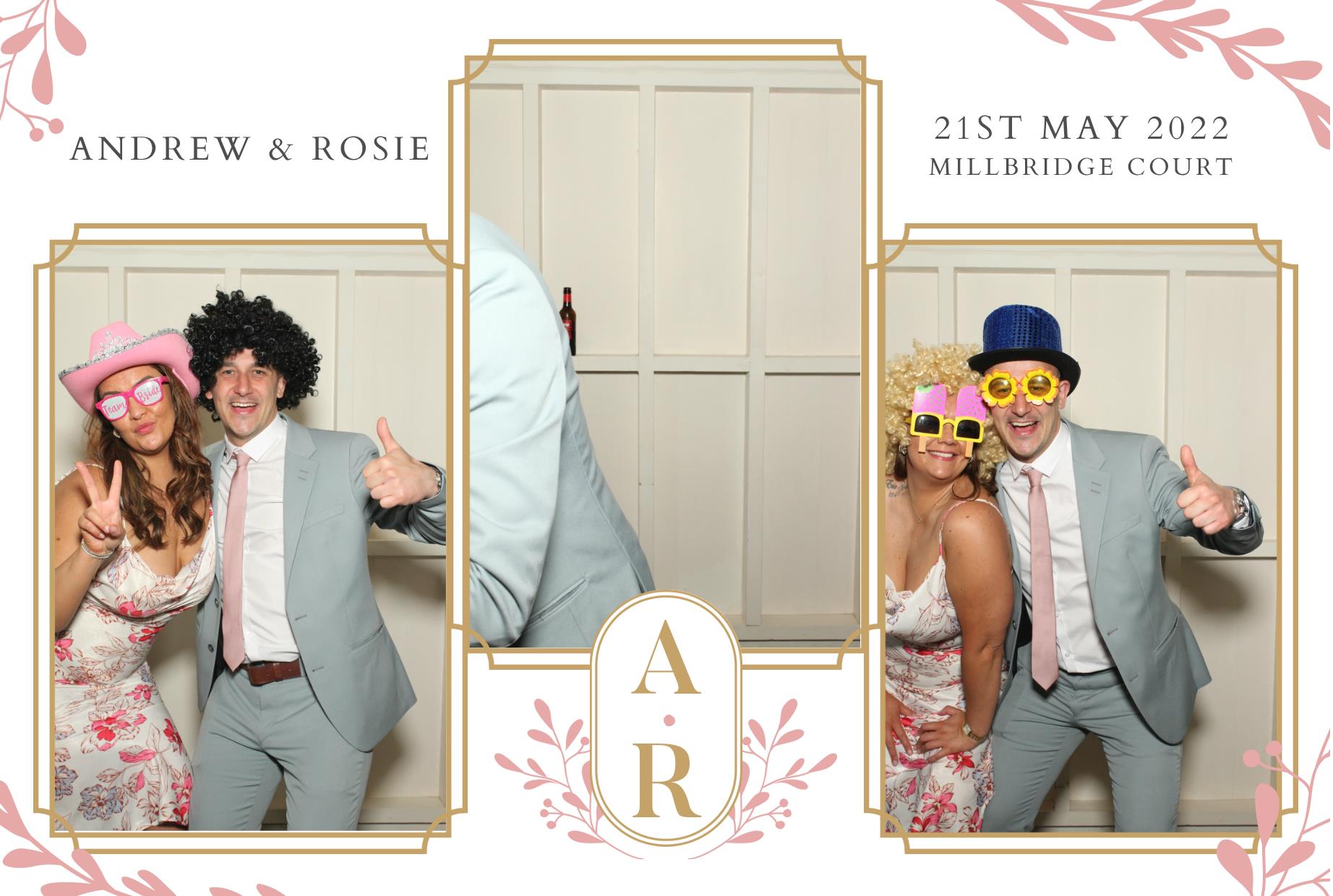 Andrew and Rosie's Wedding  | View more photos from the event at gallery.myphotoboothexperience.co.uk/u/MyPhotoBoothExperienceLtd/Andrew-and-Rosies-Wedding