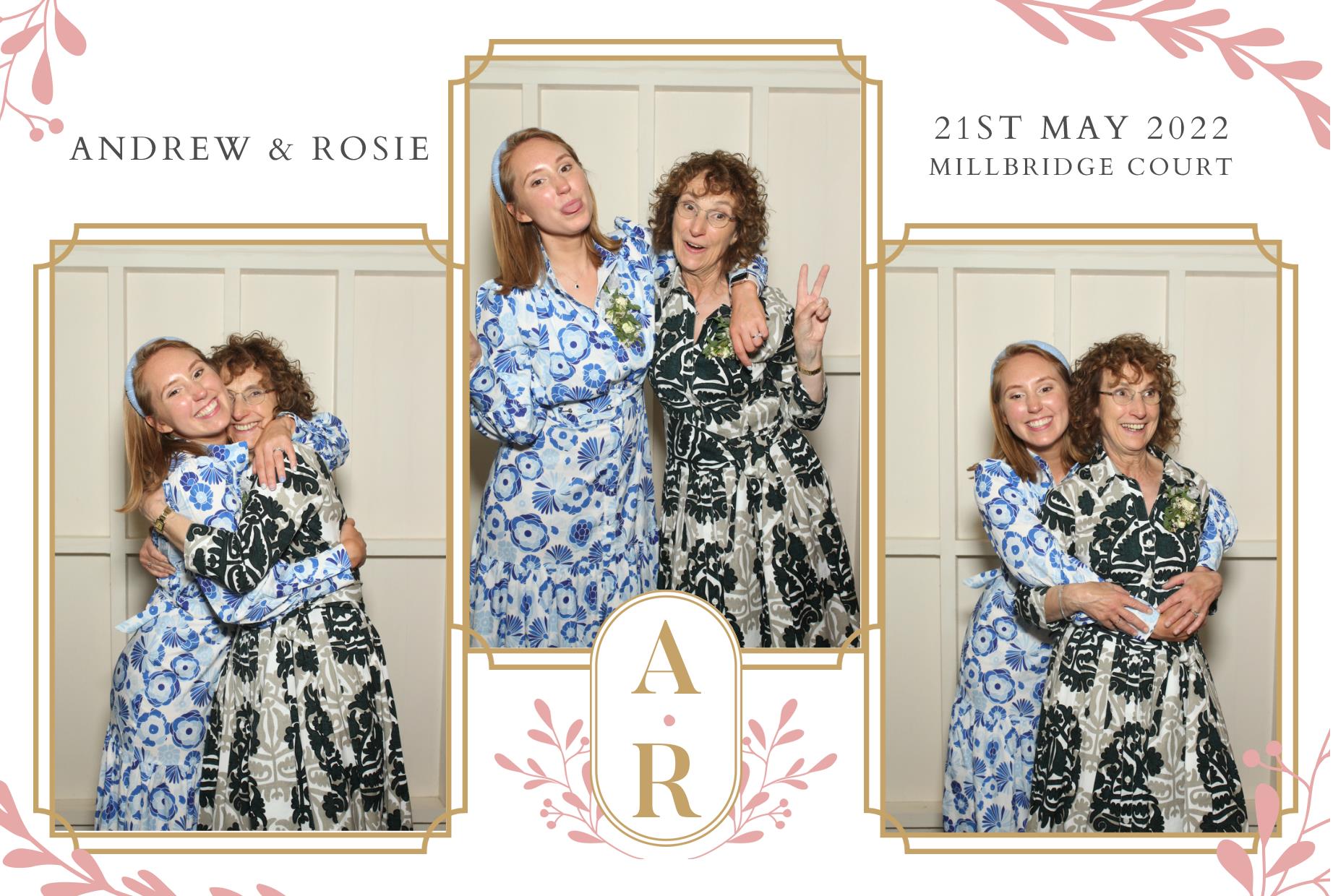 Andrew and Rosie's Wedding  | View more photos from the event at gallery.myphotoboothexperience.co.uk/u/MyPhotoBoothExperienceLtd/Andrew-and-Rosies-Wedding