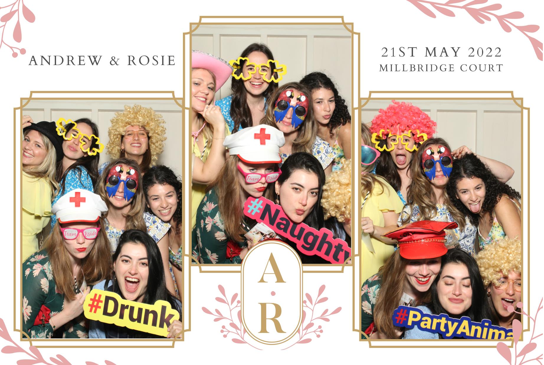 Andrew and Rosie's Wedding  | View more photos from the event at gallery.myphotoboothexperience.co.uk/u/MyPhotoBoothExperienceLtd/Andrew-and-Rosies-Wedding