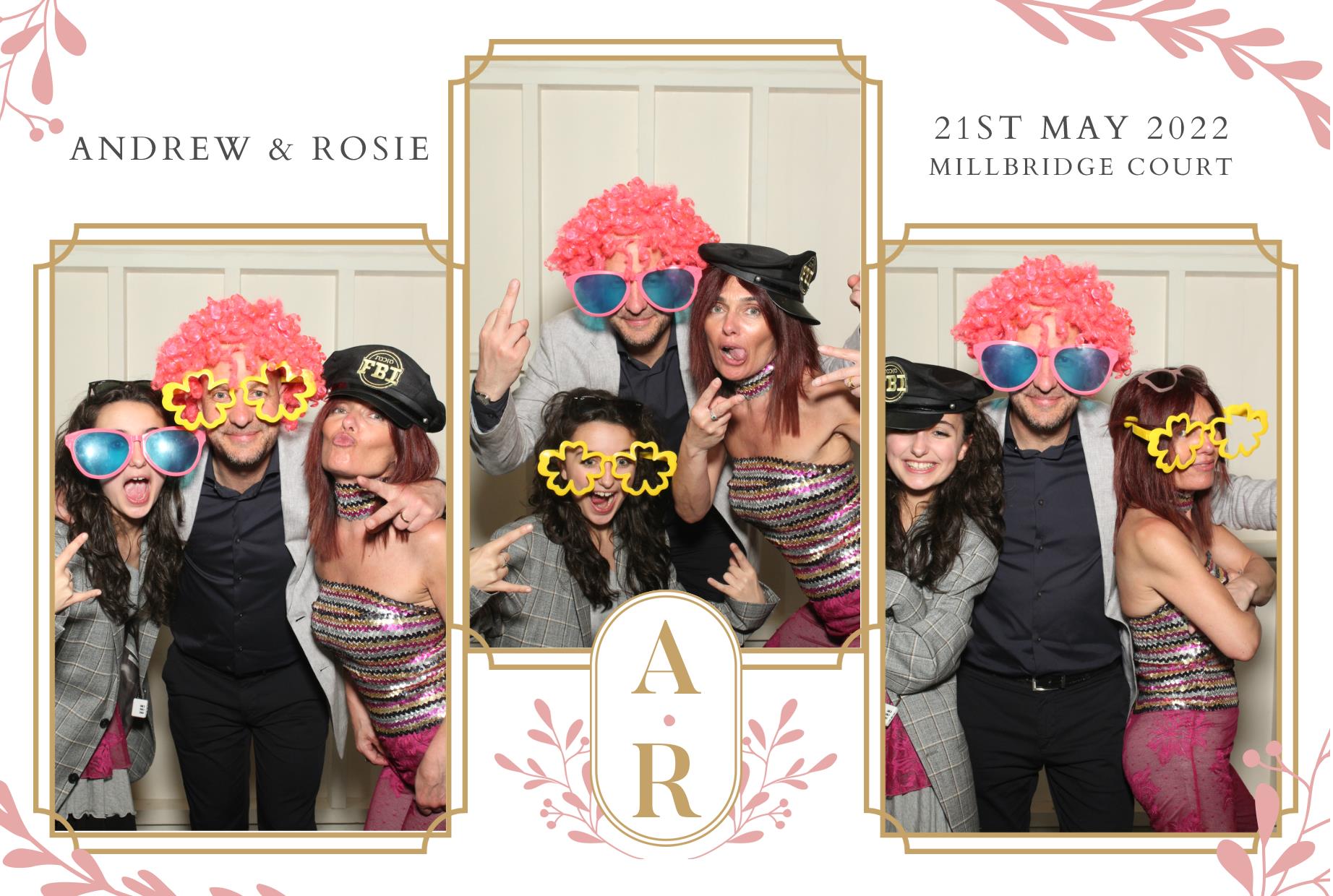 Andrew and Rosie's Wedding  | View more photos from the event at gallery.myphotoboothexperience.co.uk/u/MyPhotoBoothExperienceLtd/Andrew-and-Rosies-Wedding