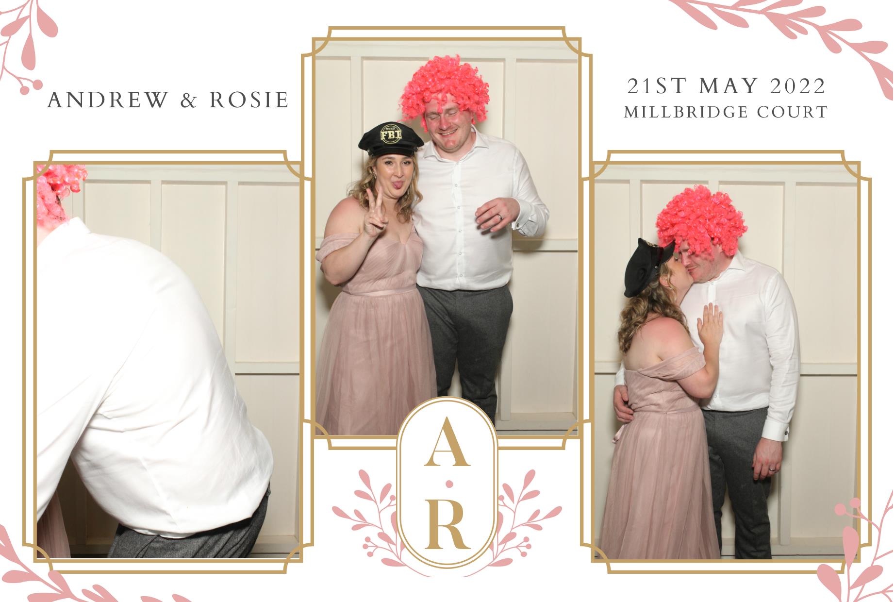 Andrew and Rosie's Wedding  | View more photos from the event at gallery.myphotoboothexperience.co.uk/u/MyPhotoBoothExperienceLtd/Andrew-and-Rosies-Wedding