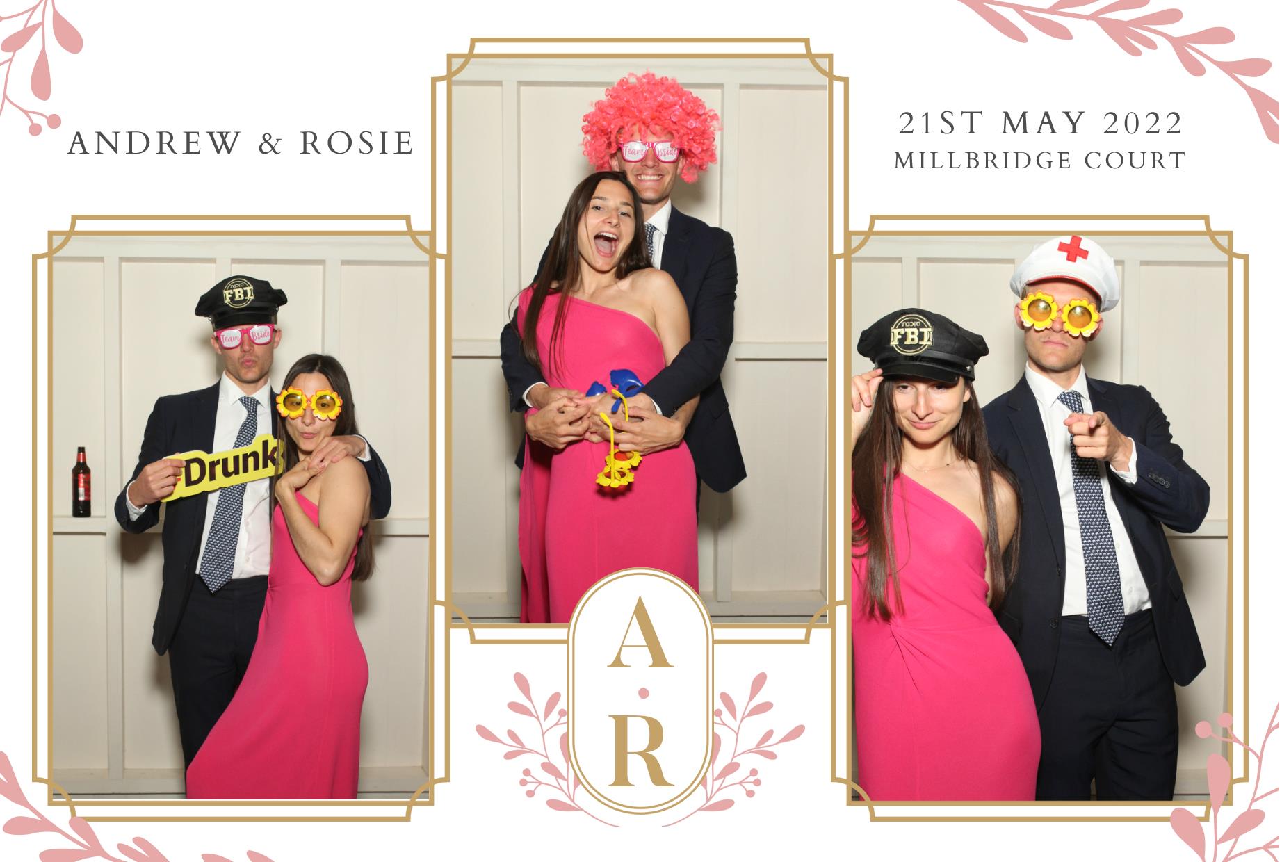 Andrew and Rosie's Wedding  | View more photos from the event at gallery.myphotoboothexperience.co.uk/u/MyPhotoBoothExperienceLtd/Andrew-and-Rosies-Wedding