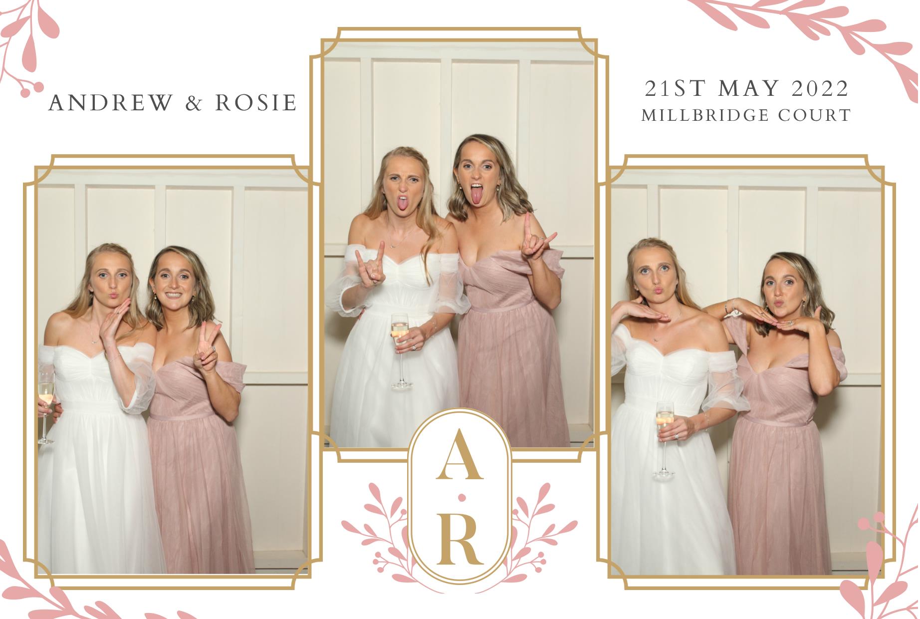 Andrew and Rosie's Wedding  | View more photos from the event at gallery.myphotoboothexperience.co.uk/u/MyPhotoBoothExperienceLtd/Andrew-and-Rosies-Wedding