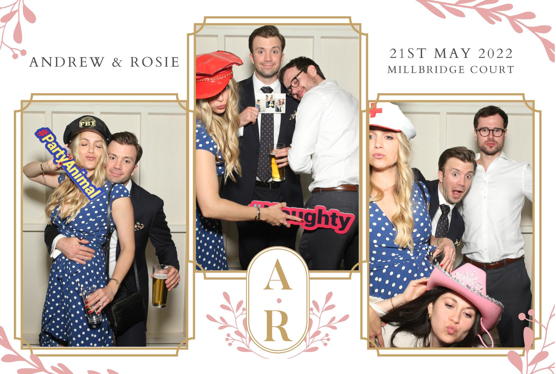 Andrew and Rosie's Wedding  | View more photos from the event at gallery.myphotoboothexperience.co.uk/u/MyPhotoBoothExperienceLtd/Andrew-and-Rosies-Wedding