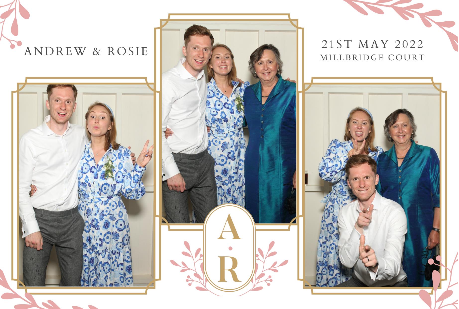Andrew and Rosie's Wedding  | View more photos from the event at gallery.myphotoboothexperience.co.uk/u/MyPhotoBoothExperienceLtd/Andrew-and-Rosies-Wedding