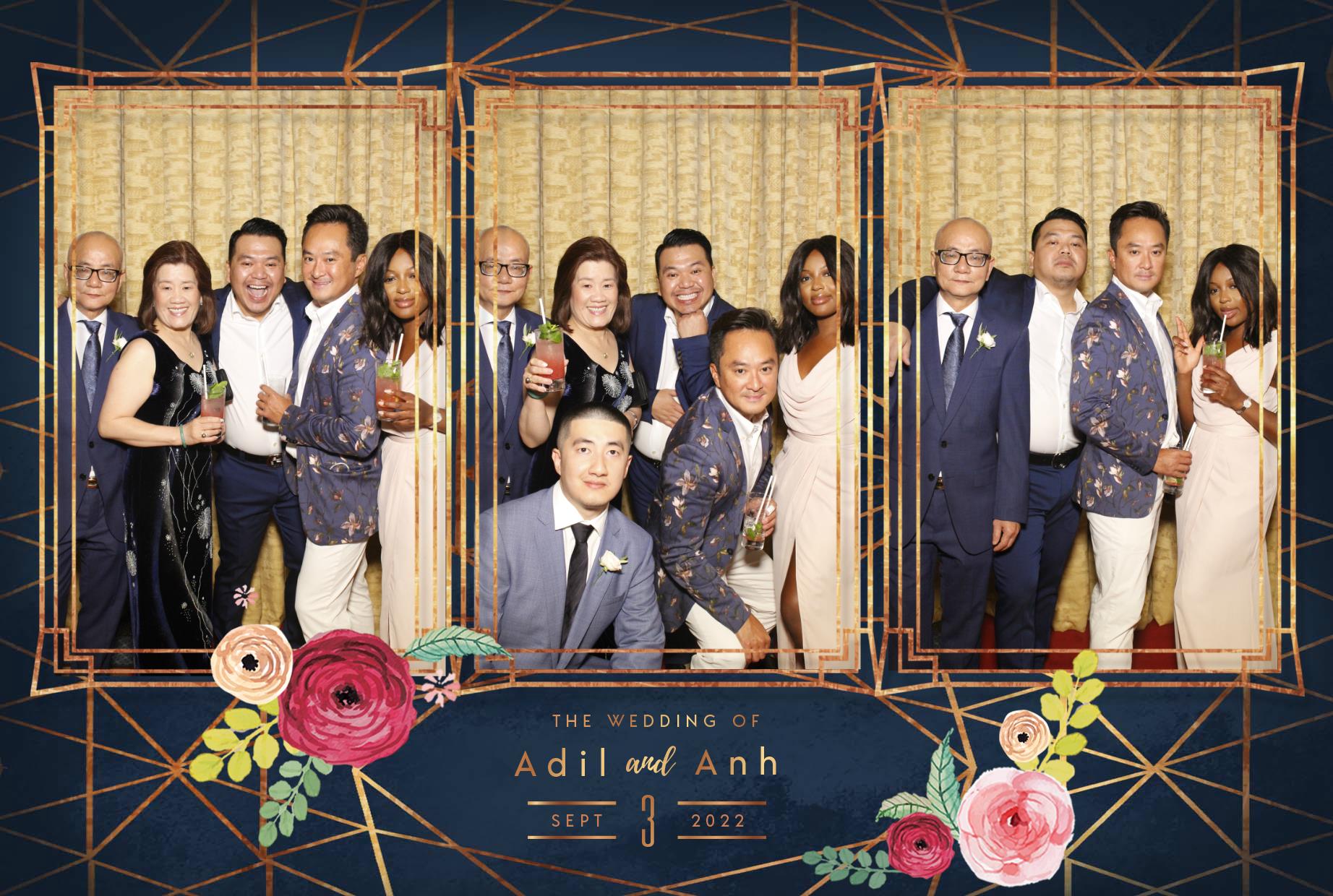 Anh & Adil's Wedding  | View more photos from the event at gallery.myphotoboothexperience.co.uk/u/MyPhotoBoothExperienceLtd/Anh-Adils-Wedding