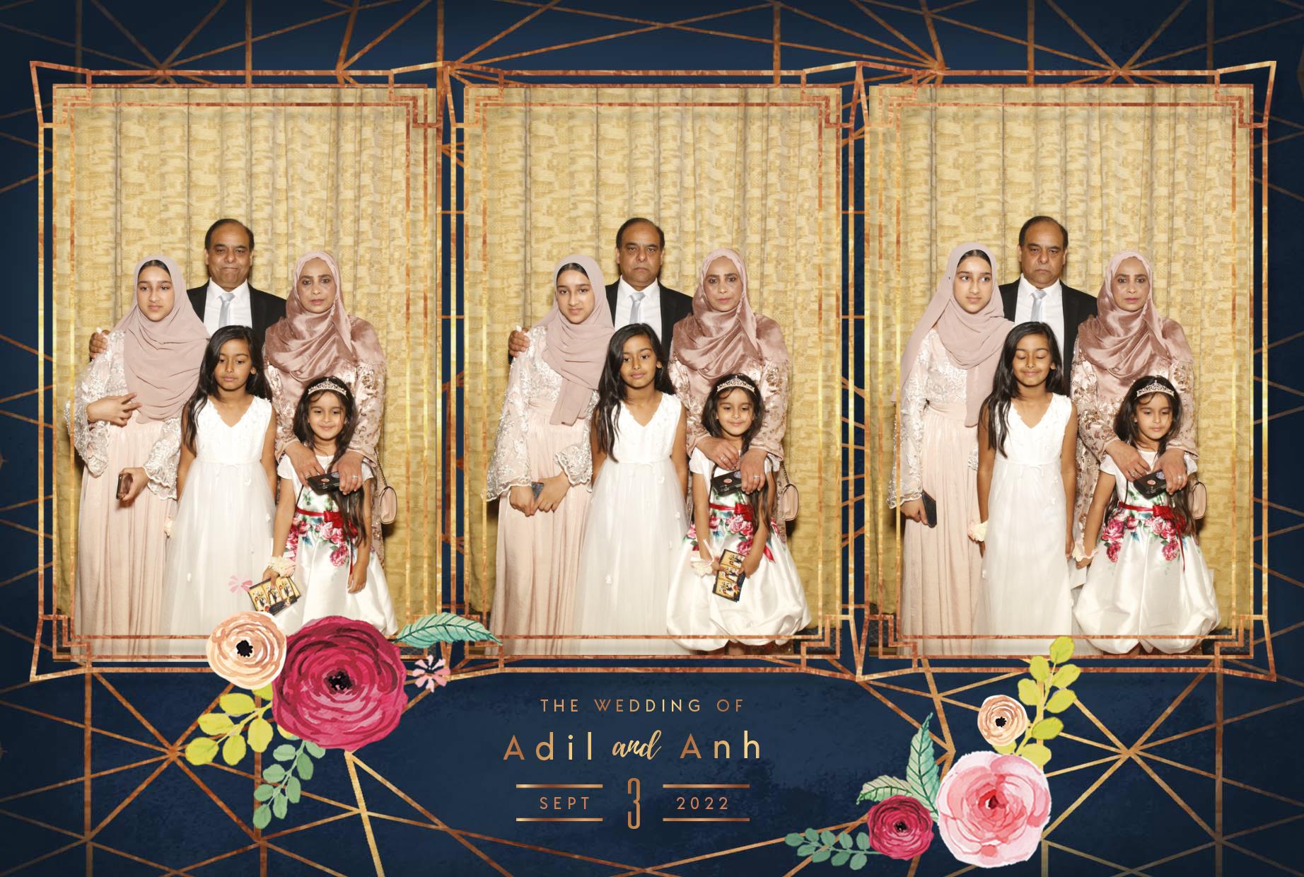 Anh & Adil's Wedding  | View more photos from the event at gallery.myphotoboothexperience.co.uk/u/MyPhotoBoothExperienceLtd/Anh-Adils-Wedding