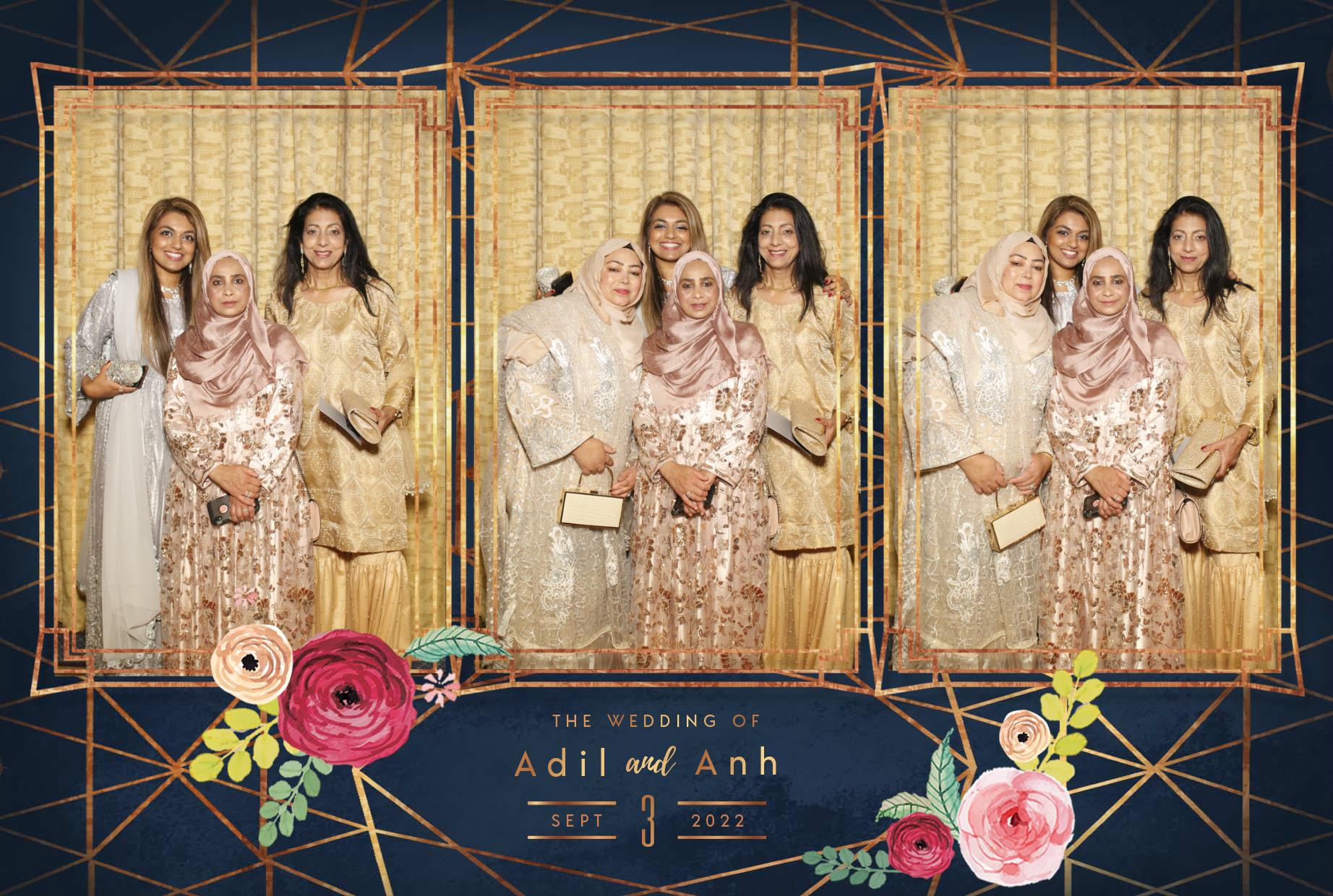 Anh & Adil's Wedding  | View more photos from the event at gallery.myphotoboothexperience.co.uk/u/MyPhotoBoothExperienceLtd/Anh-Adils-Wedding