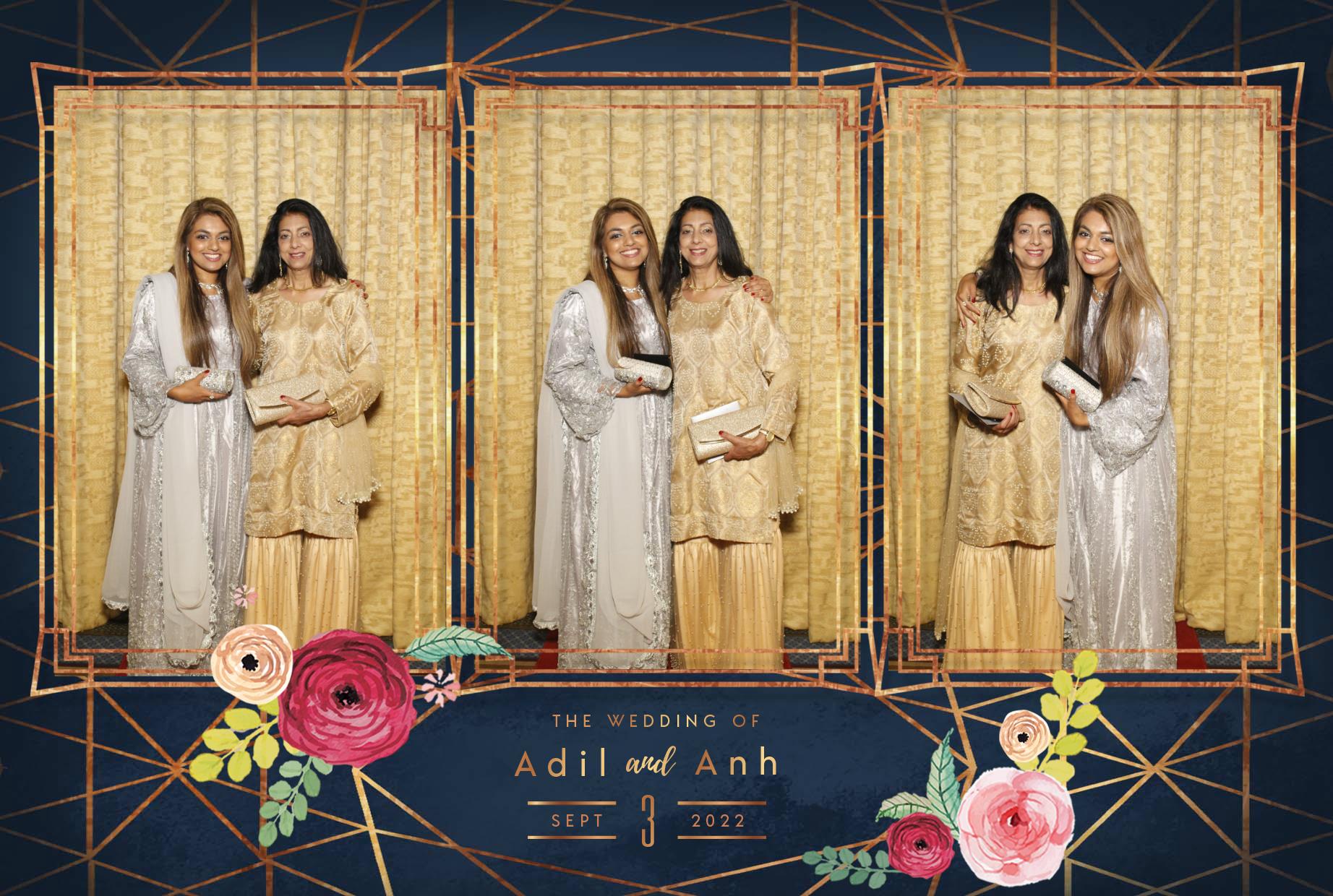 Anh & Adil's Wedding  | View more photos from the event at gallery.myphotoboothexperience.co.uk/u/MyPhotoBoothExperienceLtd/Anh-Adils-Wedding