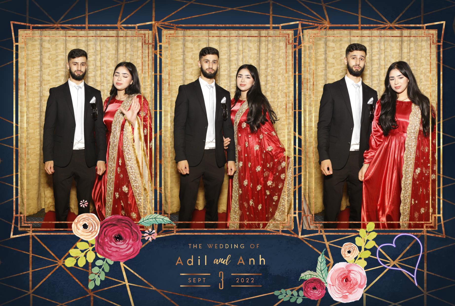 Anh & Adil's Wedding  | View more photos from the event at gallery.myphotoboothexperience.co.uk/u/MyPhotoBoothExperienceLtd/Anh-Adils-Wedding