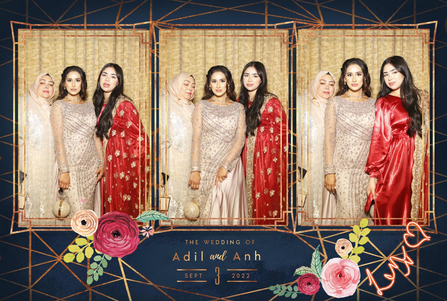 Anh & Adil's Wedding  | View more photos from the event at gallery.myphotoboothexperience.co.uk/u/MyPhotoBoothExperienceLtd/Anh-Adils-Wedding