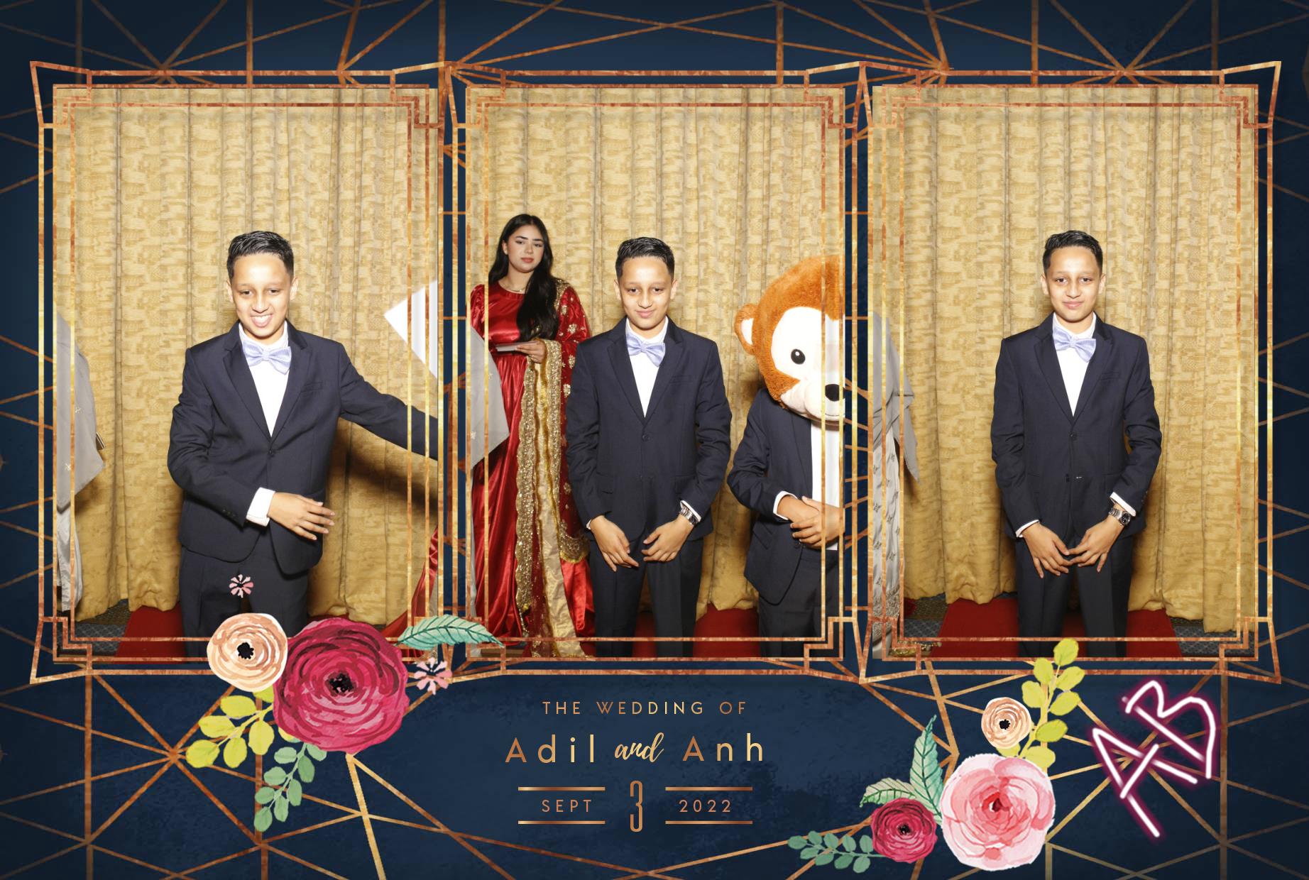 Anh & Adil's Wedding  | View more photos from the event at gallery.myphotoboothexperience.co.uk/u/MyPhotoBoothExperienceLtd/Anh-Adils-Wedding