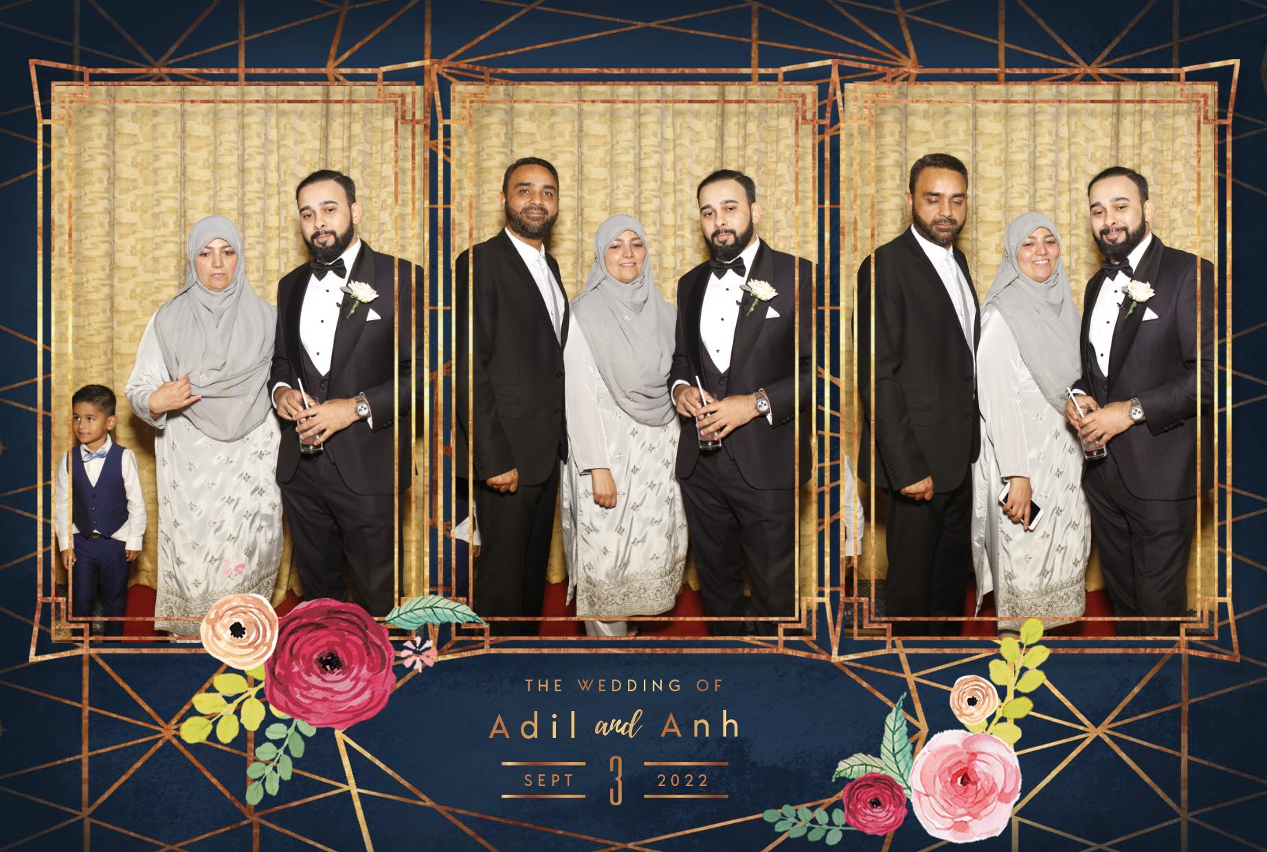 Anh & Adil's Wedding  | View more photos from the event at gallery.myphotoboothexperience.co.uk/u/MyPhotoBoothExperienceLtd/Anh-Adils-Wedding