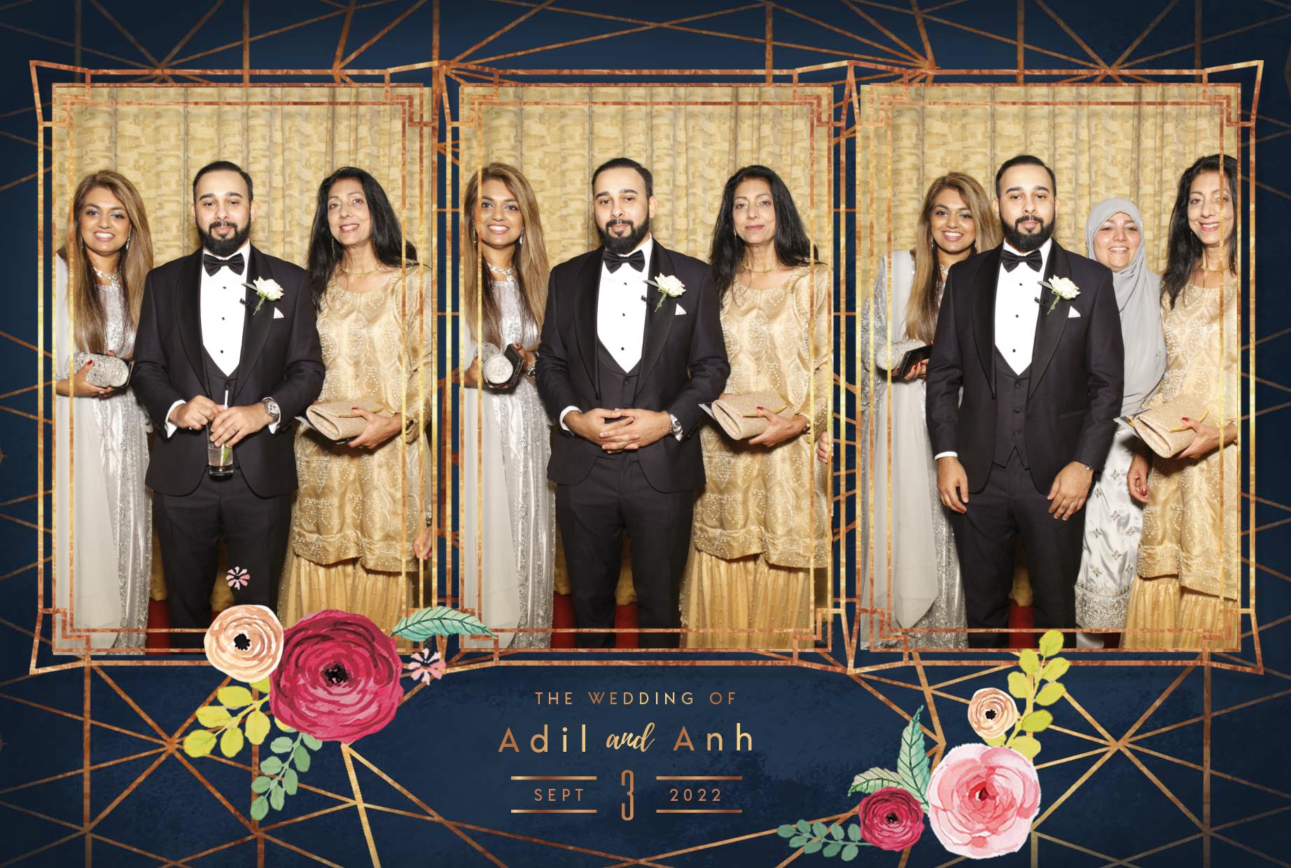 Anh & Adil's Wedding  | View more photos from the event at gallery.myphotoboothexperience.co.uk/u/MyPhotoBoothExperienceLtd/Anh-Adils-Wedding