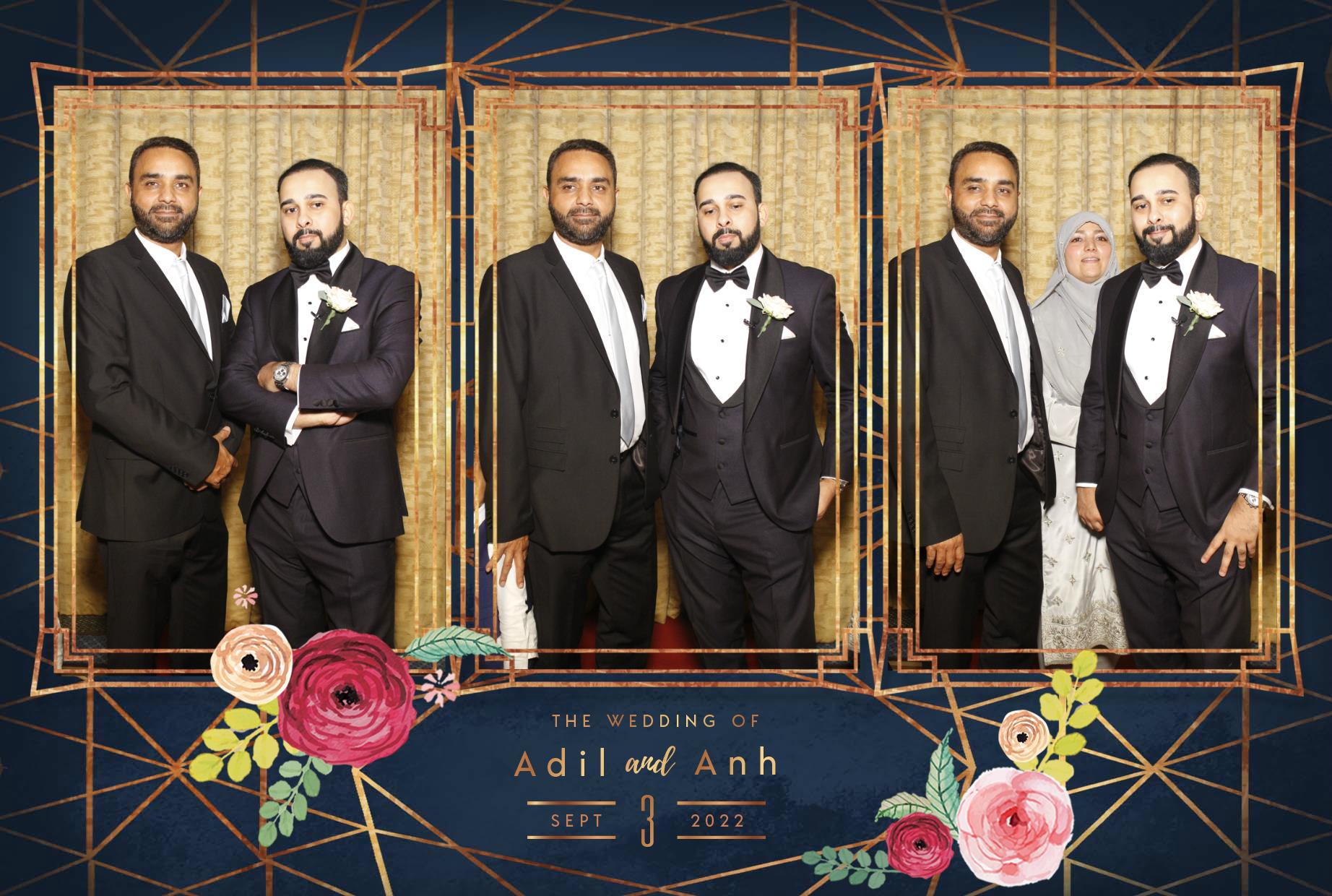 Anh & Adil's Wedding  | View more photos from the event at gallery.myphotoboothexperience.co.uk/u/MyPhotoBoothExperienceLtd/Anh-Adils-Wedding