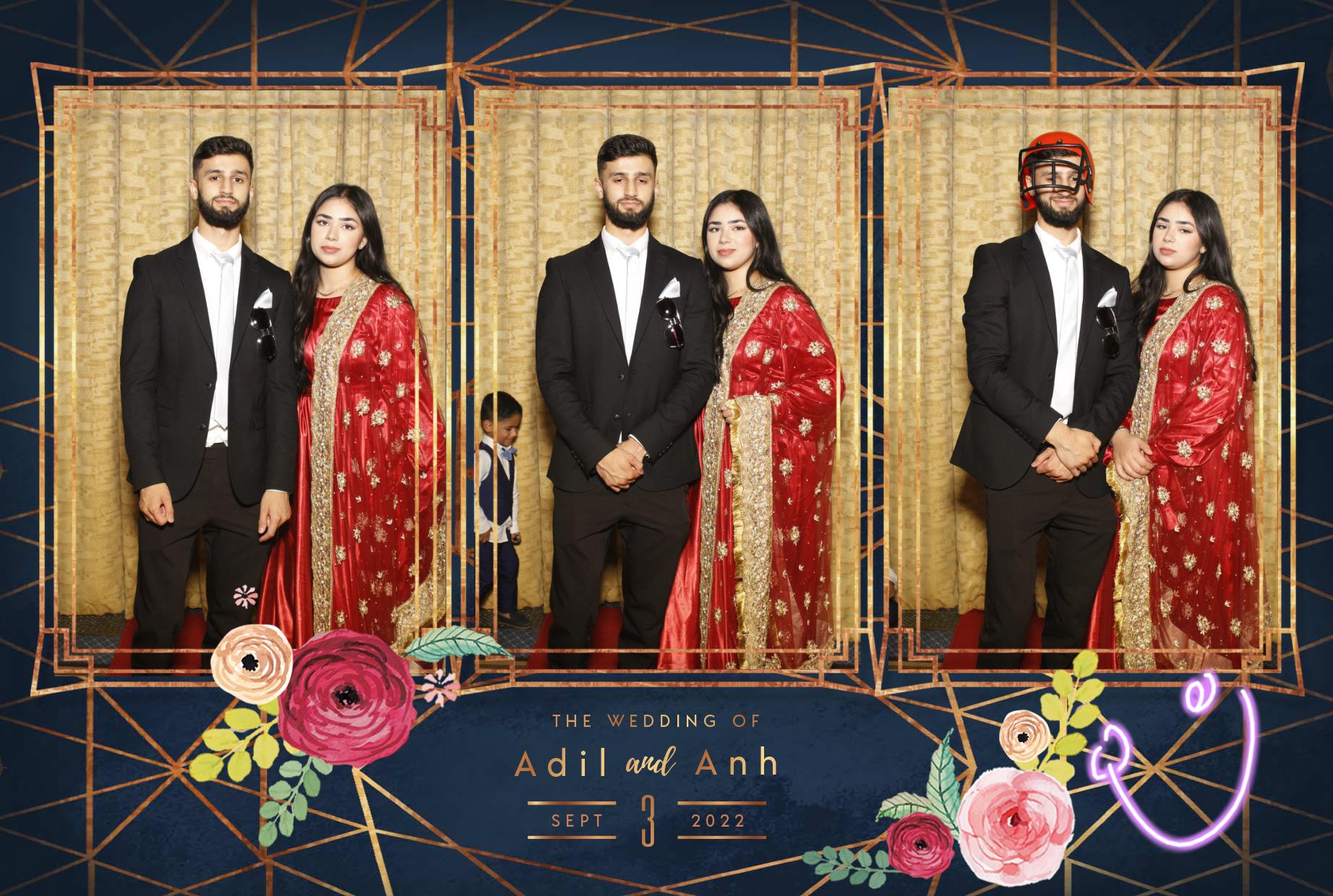 Anh & Adil's Wedding  | View more photos from the event at gallery.myphotoboothexperience.co.uk/u/MyPhotoBoothExperienceLtd/Anh-Adils-Wedding