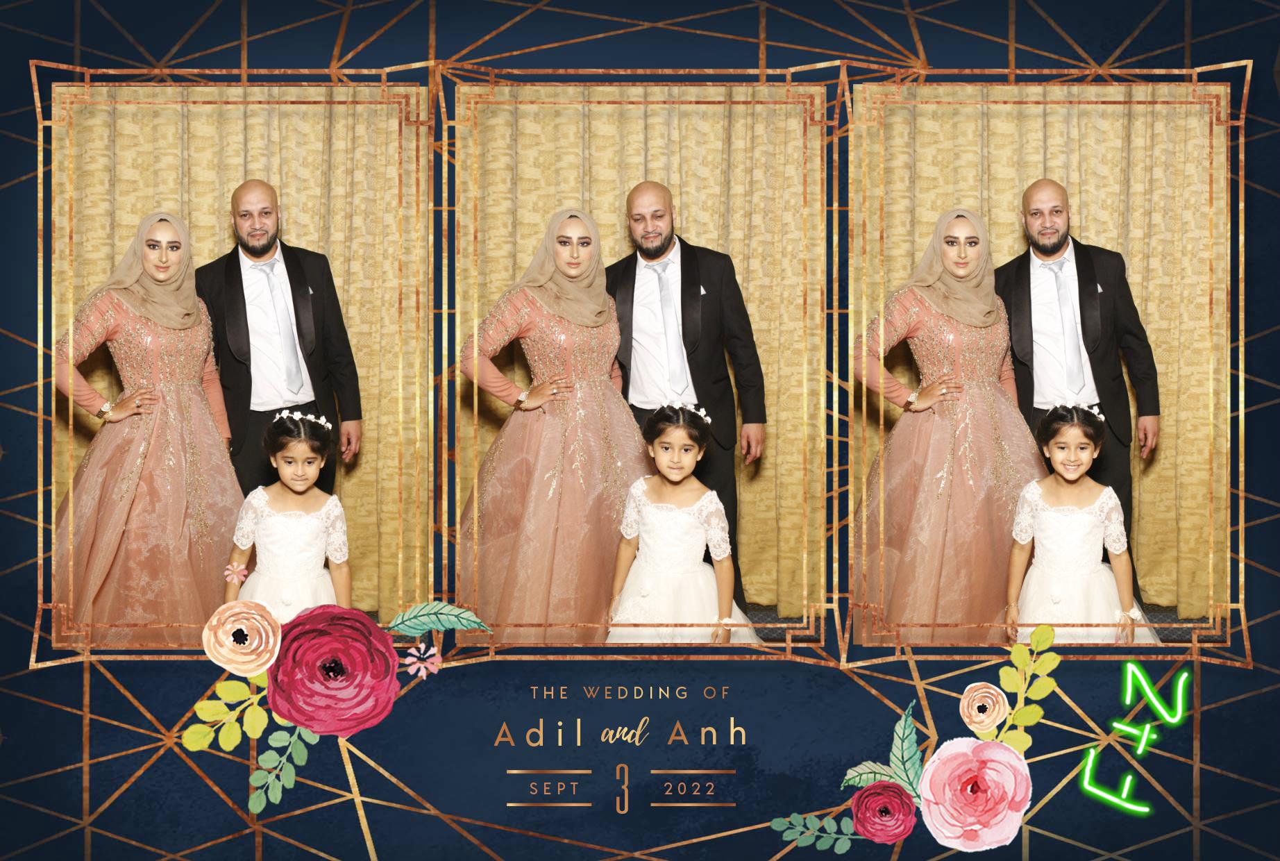 Anh & Adil's Wedding  | View more photos from the event at gallery.myphotoboothexperience.co.uk/u/MyPhotoBoothExperienceLtd/Anh-Adils-Wedding
