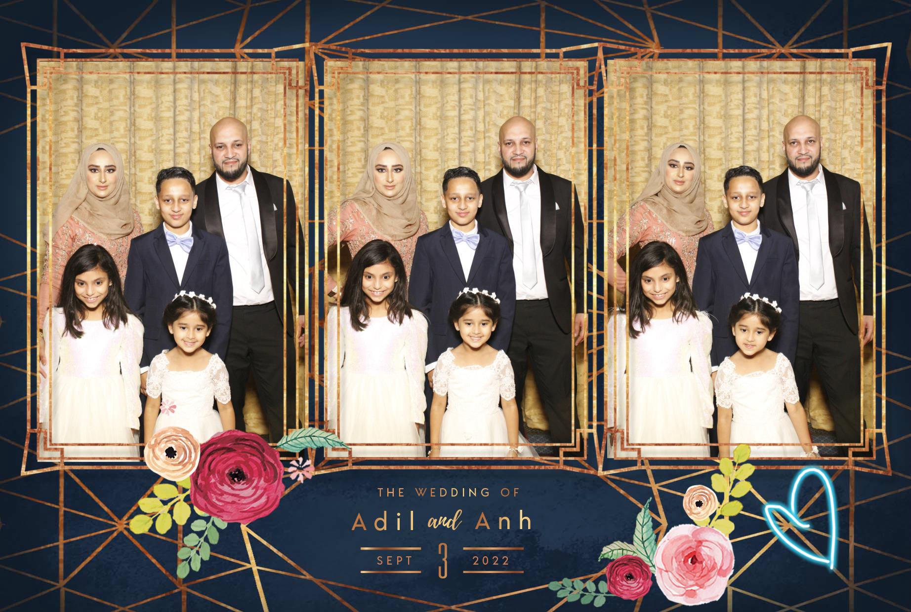 Anh & Adil's Wedding  | View more photos from the event at gallery.myphotoboothexperience.co.uk/u/MyPhotoBoothExperienceLtd/Anh-Adils-Wedding