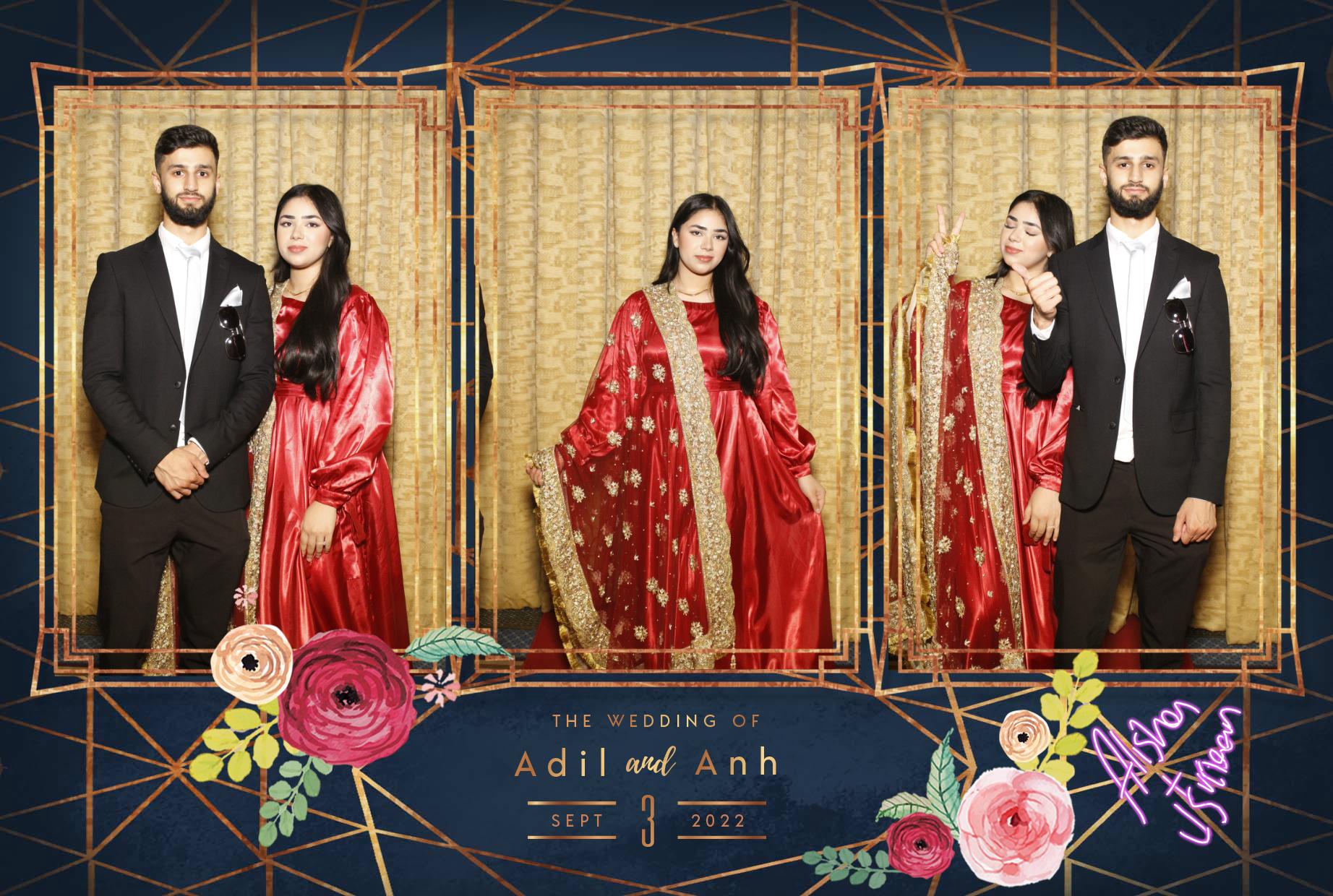 Anh & Adil's Wedding  | View more photos from the event at gallery.myphotoboothexperience.co.uk/u/MyPhotoBoothExperienceLtd/Anh-Adils-Wedding