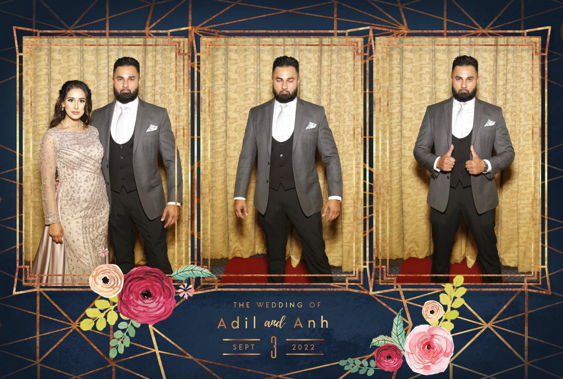 Anh & Adil's Wedding  | View more photos from the event at gallery.myphotoboothexperience.co.uk/u/MyPhotoBoothExperienceLtd/Anh-Adils-Wedding