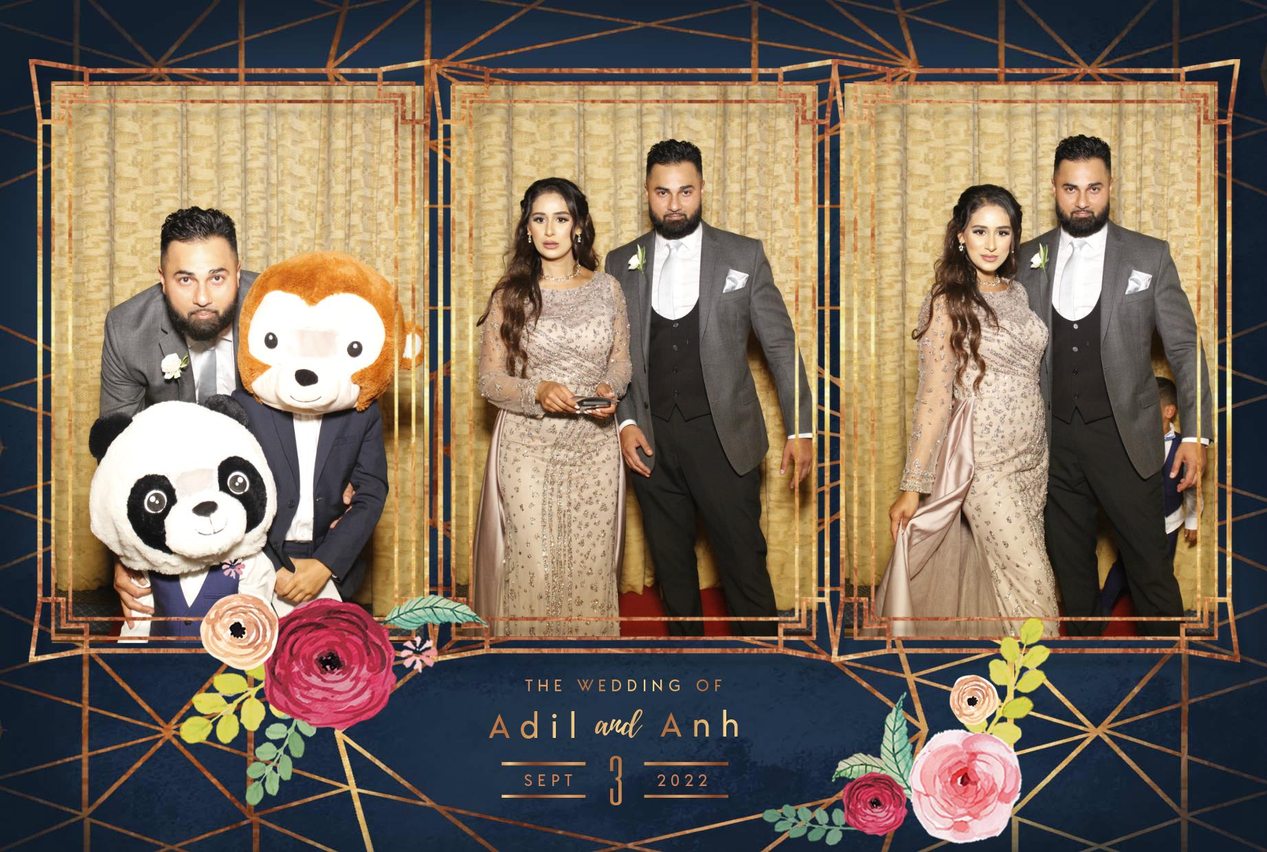 Anh & Adil's Wedding  | View more photos from the event at gallery.myphotoboothexperience.co.uk/u/MyPhotoBoothExperienceLtd/Anh-Adils-Wedding