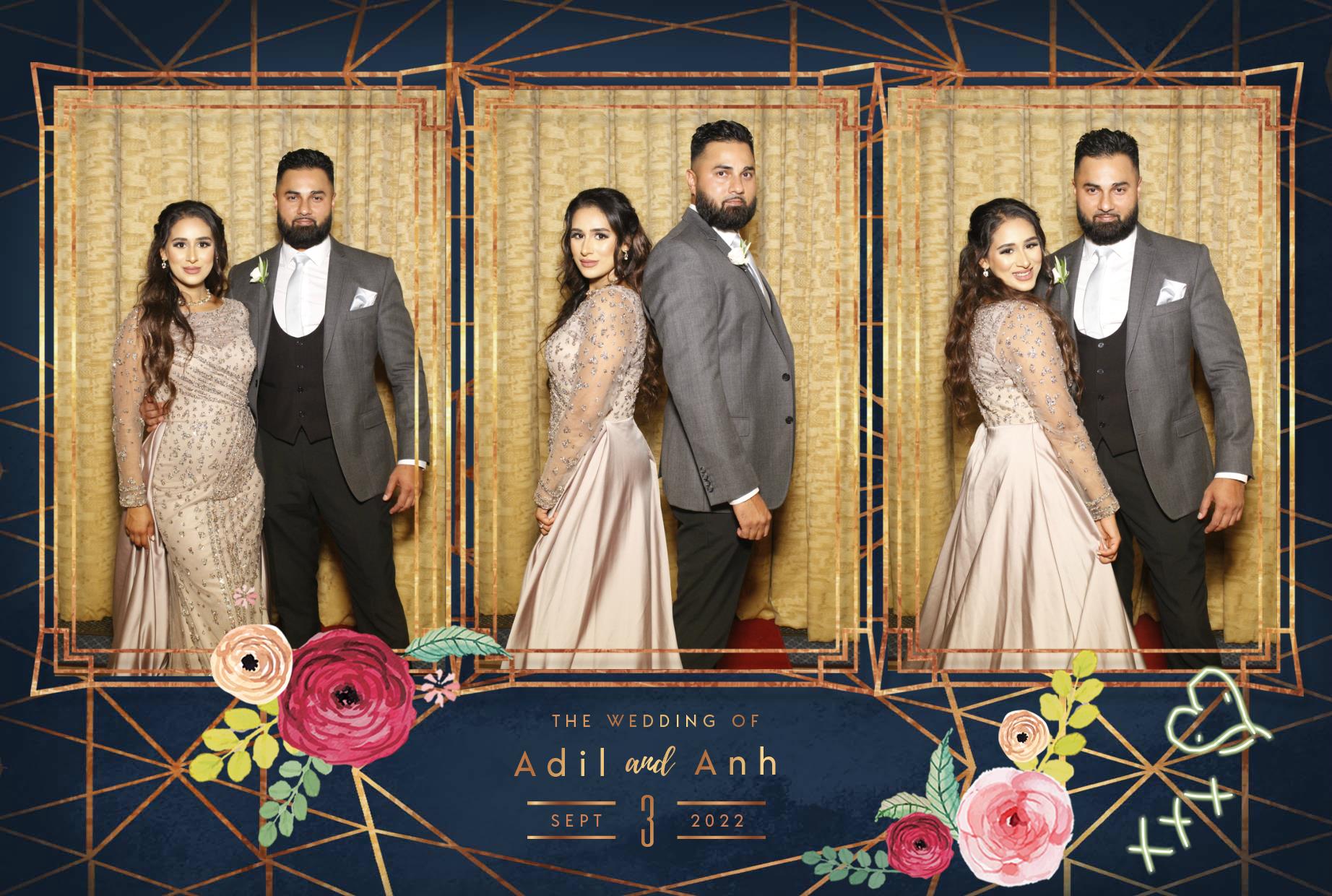 Anh & Adil's Wedding  | View more photos from the event at gallery.myphotoboothexperience.co.uk/u/MyPhotoBoothExperienceLtd/Anh-Adils-Wedding