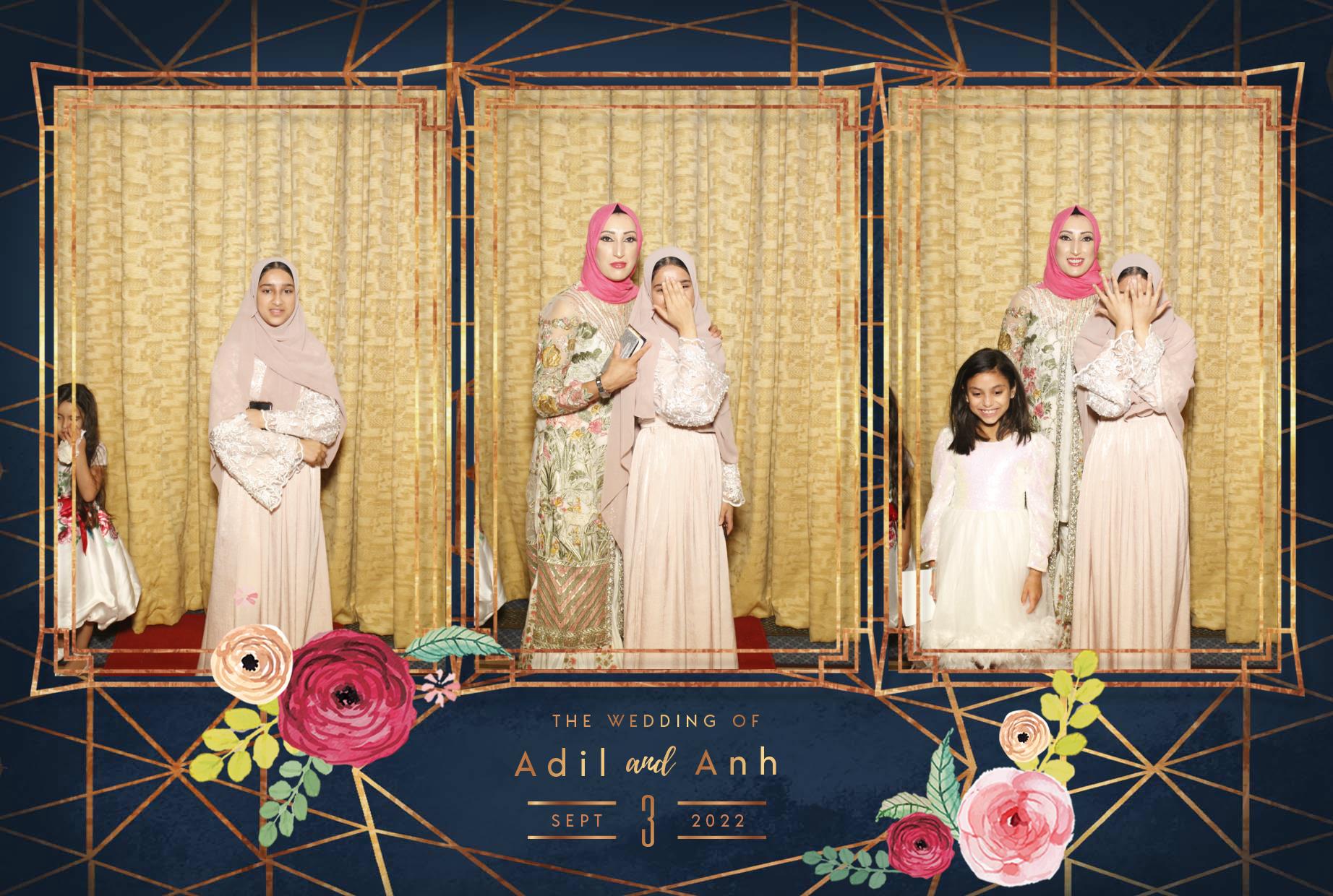 Anh & Adil's Wedding  | View more photos from the event at gallery.myphotoboothexperience.co.uk/u/MyPhotoBoothExperienceLtd/Anh-Adils-Wedding