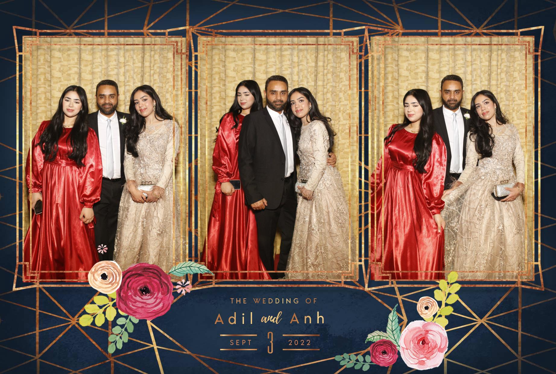 Anh & Adil's Wedding  | View more photos from the event at gallery.myphotoboothexperience.co.uk/u/MyPhotoBoothExperienceLtd/Anh-Adils-Wedding