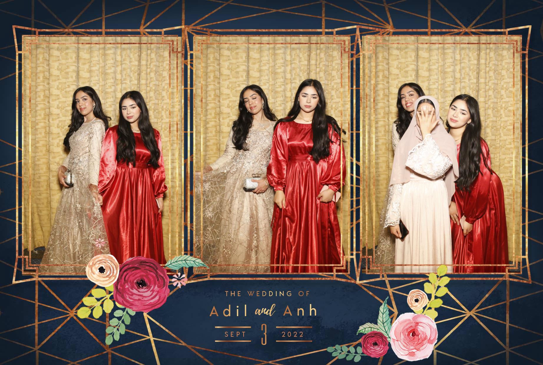 Anh & Adil's Wedding  | View more photos from the event at gallery.myphotoboothexperience.co.uk/u/MyPhotoBoothExperienceLtd/Anh-Adils-Wedding