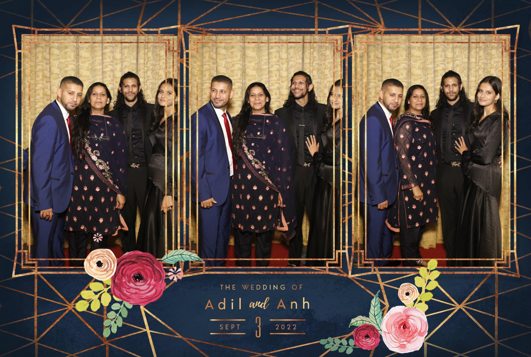 Anh & Adil's Wedding  | View more photos from the event at gallery.myphotoboothexperience.co.uk/u/MyPhotoBoothExperienceLtd/Anh-Adils-Wedding