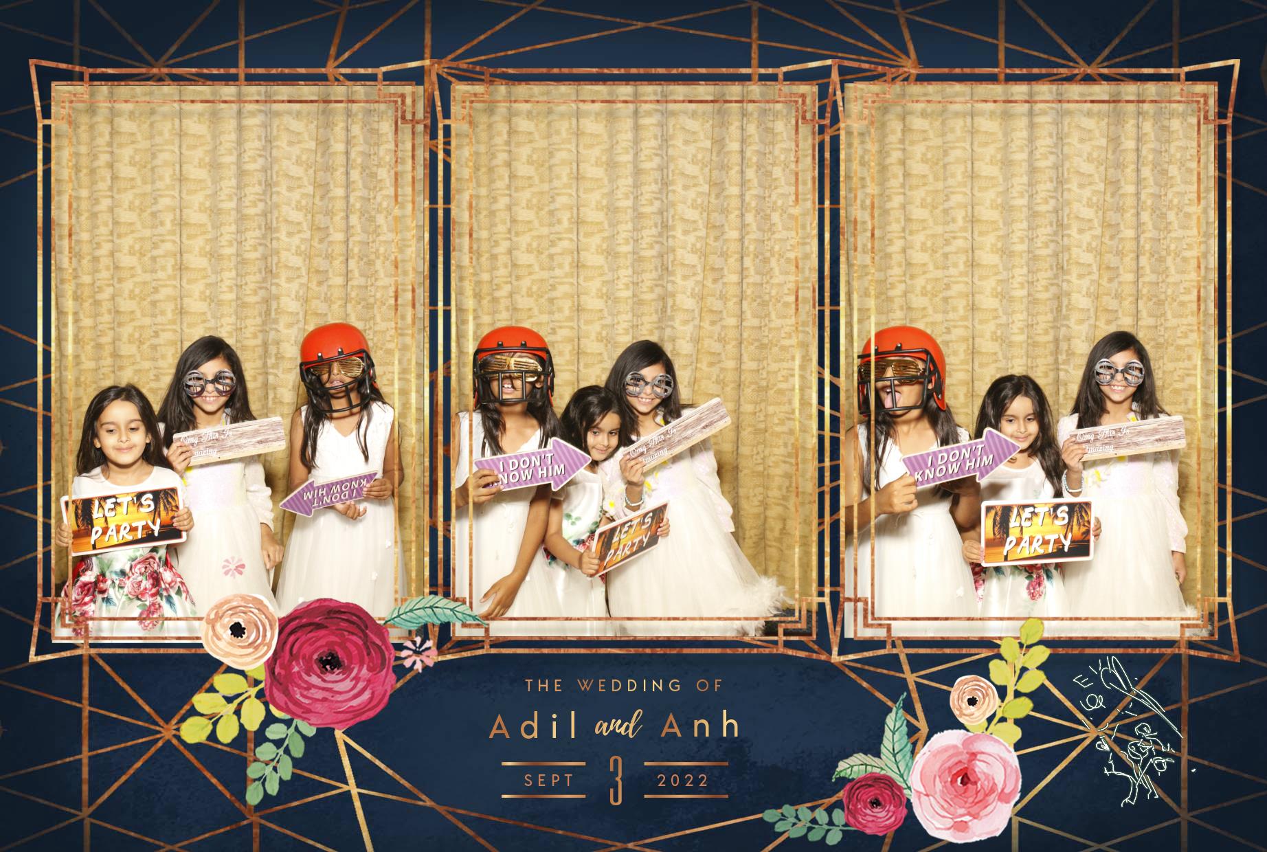 Anh & Adil's Wedding  | View more photos from the event at gallery.myphotoboothexperience.co.uk/u/MyPhotoBoothExperienceLtd/Anh-Adils-Wedding