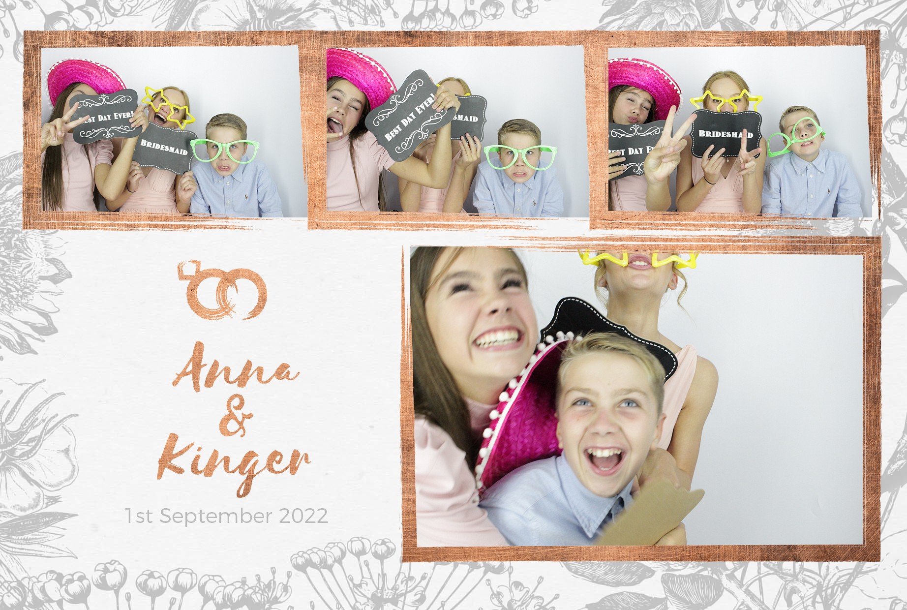 Anna & Kinger's Wedding | View more photos from the event at gallery.myphotoboothexperience.co.uk/u/MyPhotoBoothExperienceLtd/Anna-Kingers-Wedding