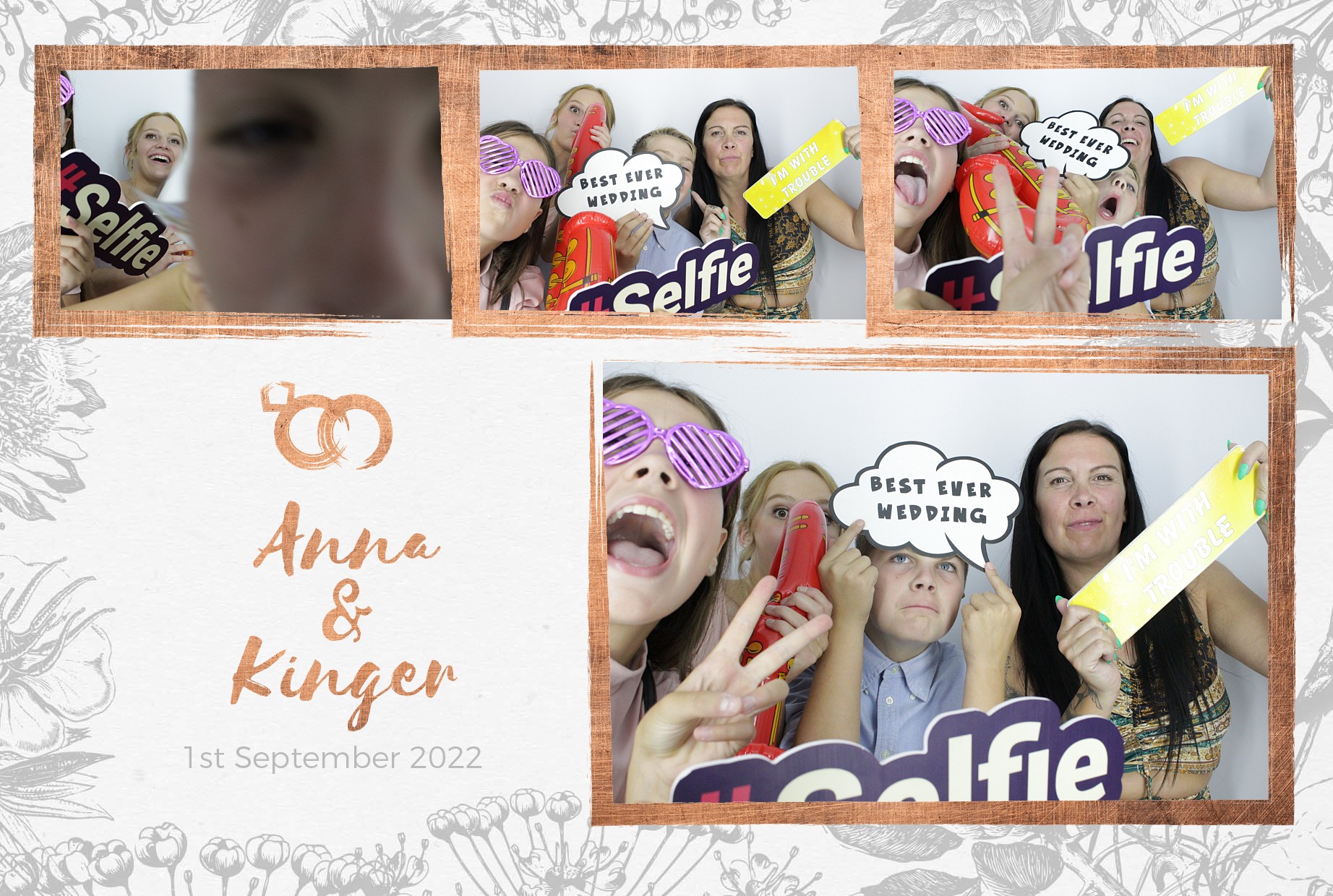 Anna & Kinger's Wedding | View more photos from the event at gallery.myphotoboothexperience.co.uk/u/MyPhotoBoothExperienceLtd/Anna-Kingers-Wedding