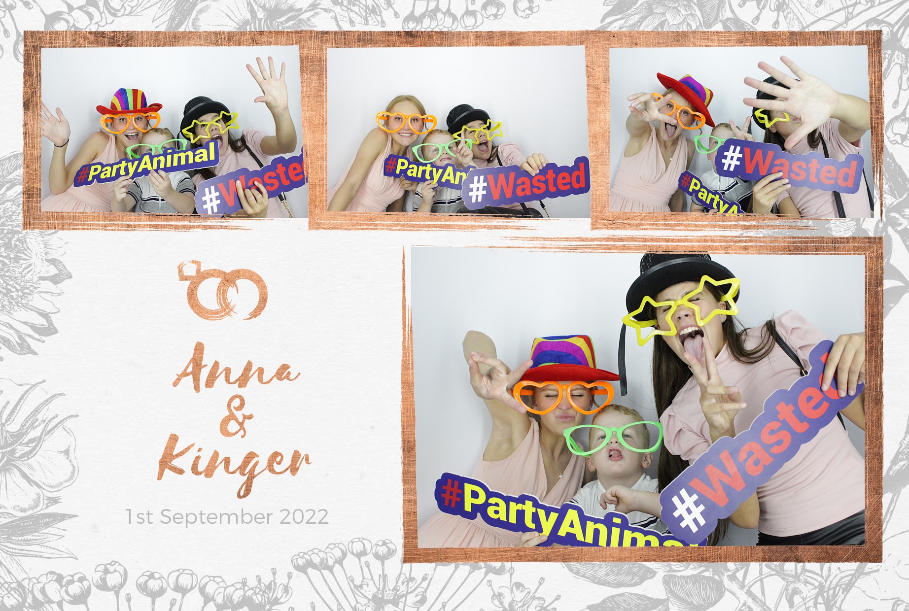 Anna & Kinger's Wedding | View more photos from the event at gallery.myphotoboothexperience.co.uk/u/MyPhotoBoothExperienceLtd/Anna-Kingers-Wedding