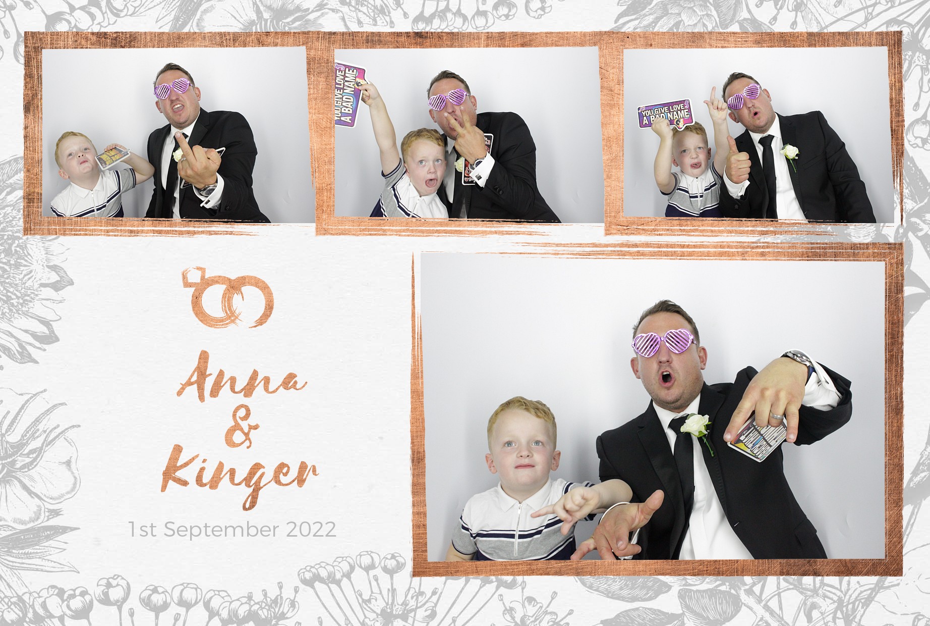 Anna & Kinger's Wedding | View more photos from the event at gallery.myphotoboothexperience.co.uk/u/MyPhotoBoothExperienceLtd/Anna-Kingers-Wedding