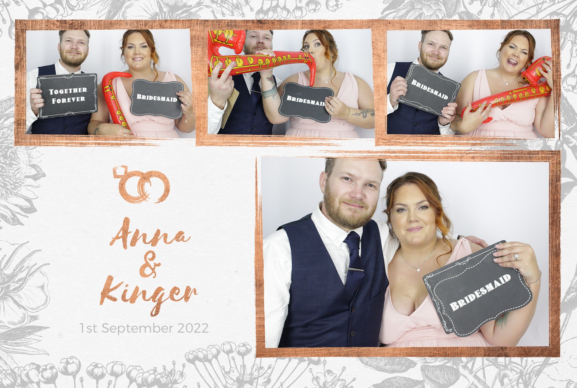 Anna & Kinger's Wedding | View more photos from the event at gallery.myphotoboothexperience.co.uk/u/MyPhotoBoothExperienceLtd/Anna-Kingers-Wedding
