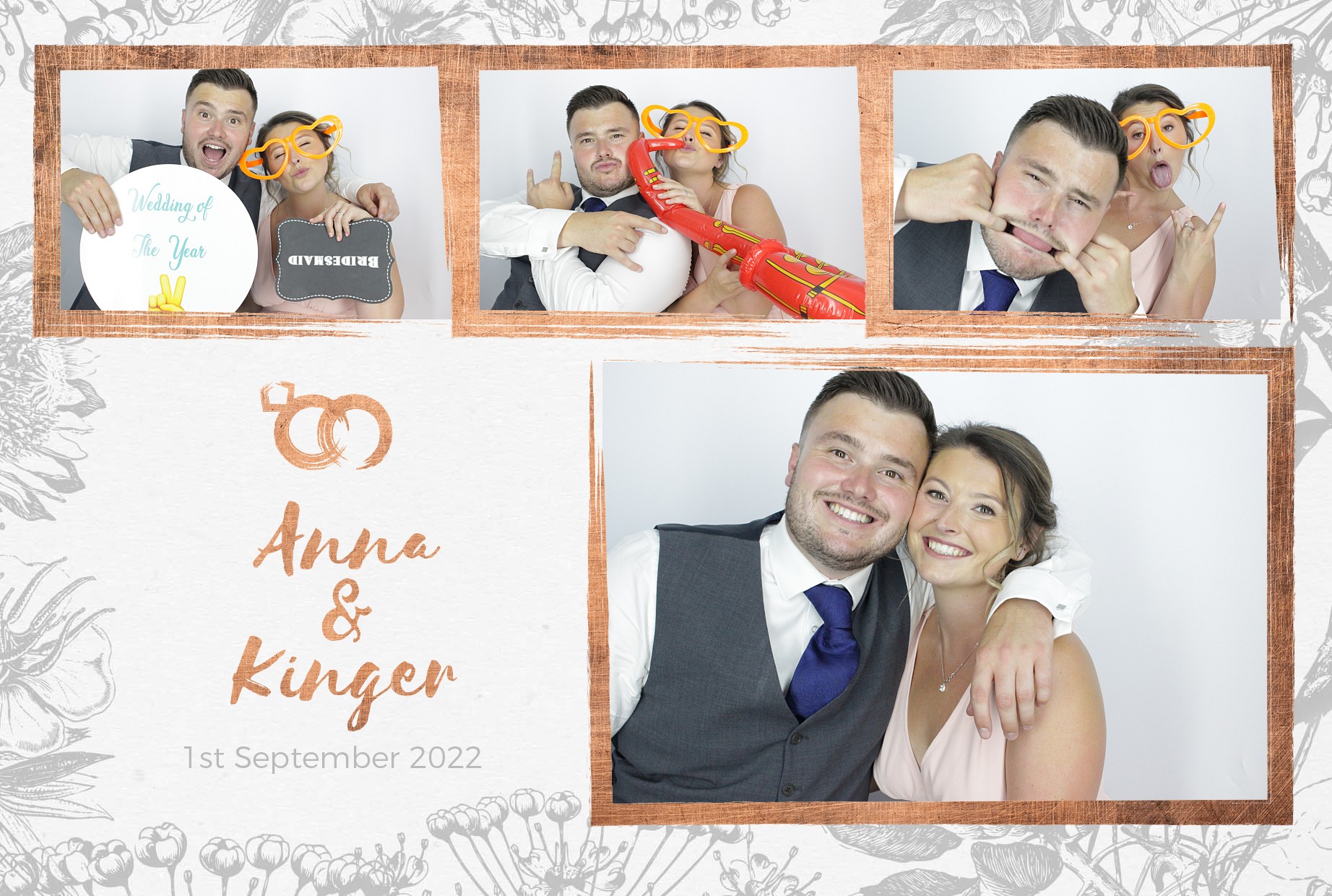 Anna & Kinger's Wedding | View more photos from the event at gallery.myphotoboothexperience.co.uk/u/MyPhotoBoothExperienceLtd/Anna-Kingers-Wedding