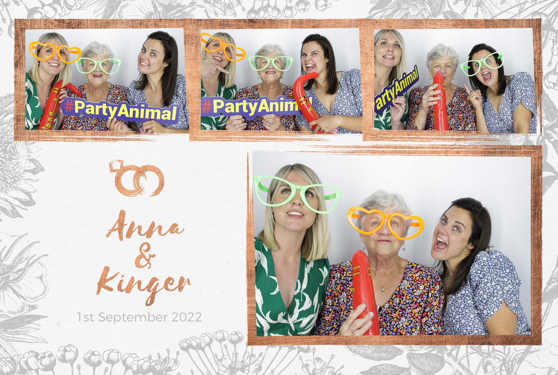 Anna & Kinger's Wedding | View more photos from the event at gallery.myphotoboothexperience.co.uk/u/MyPhotoBoothExperienceLtd/Anna-Kingers-Wedding