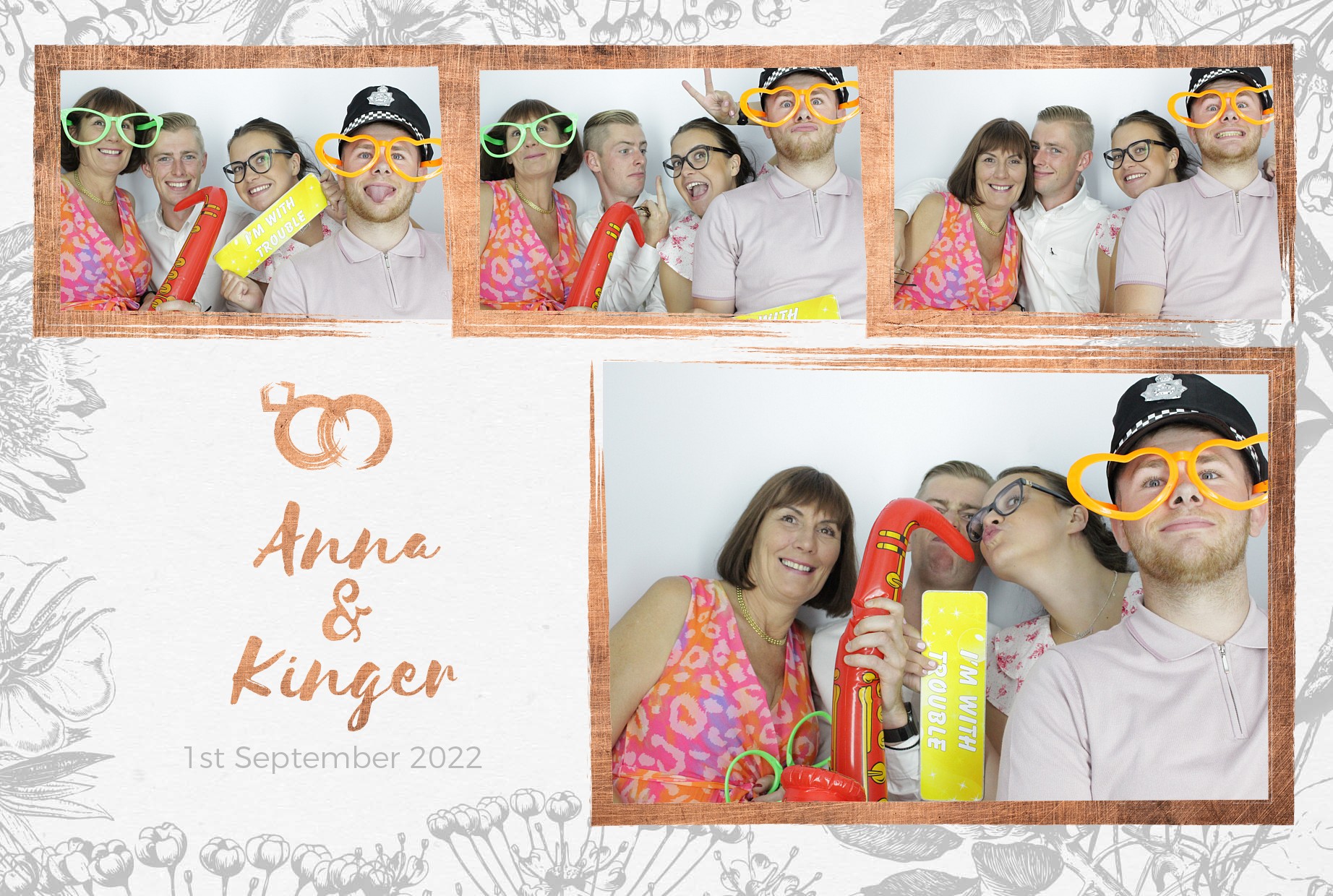 Anna & Kinger's Wedding | View more photos from the event at gallery.myphotoboothexperience.co.uk/u/MyPhotoBoothExperienceLtd/Anna-Kingers-Wedding