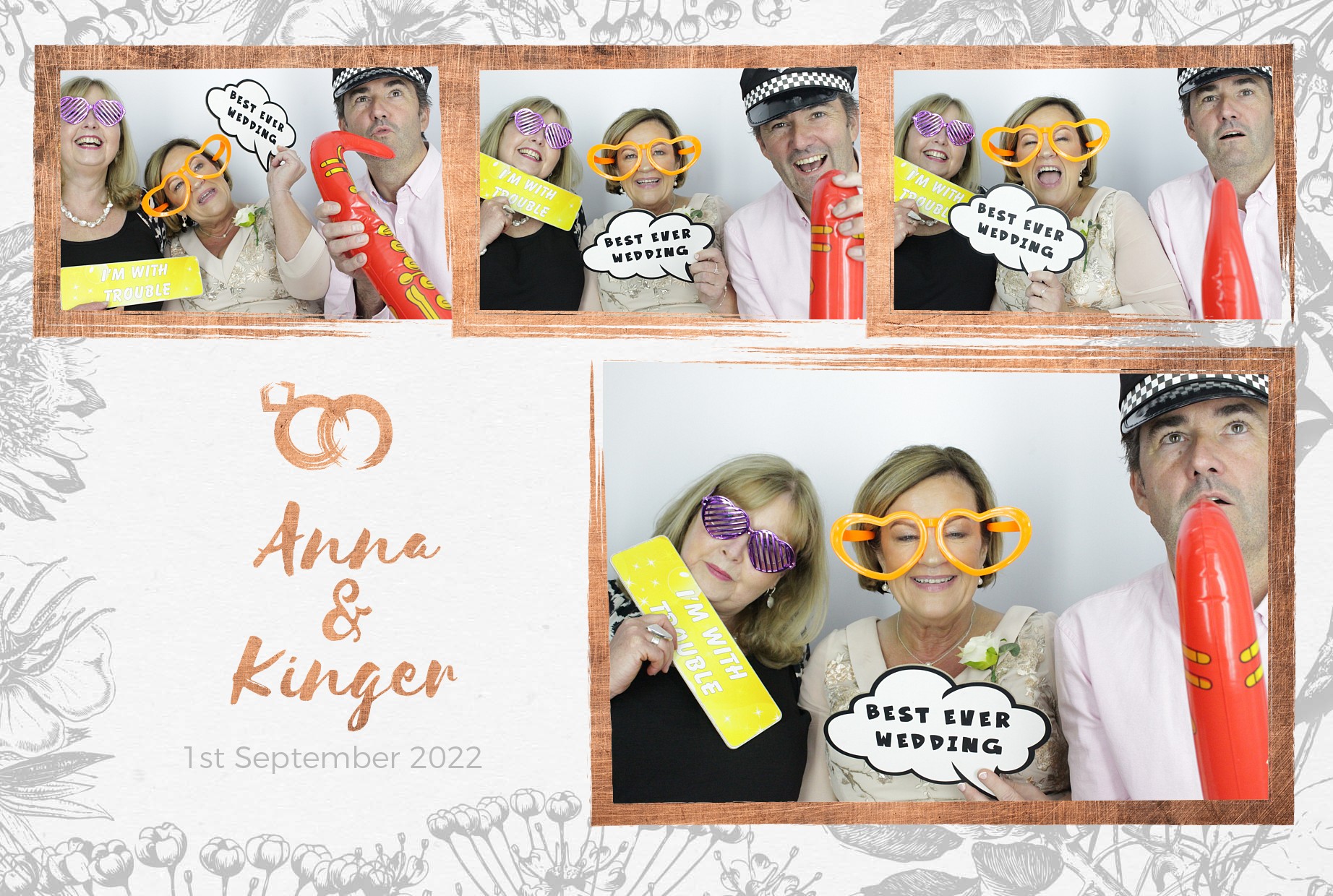 Anna & Kinger's Wedding | View more photos from the event at gallery.myphotoboothexperience.co.uk/u/MyPhotoBoothExperienceLtd/Anna-Kingers-Wedding
