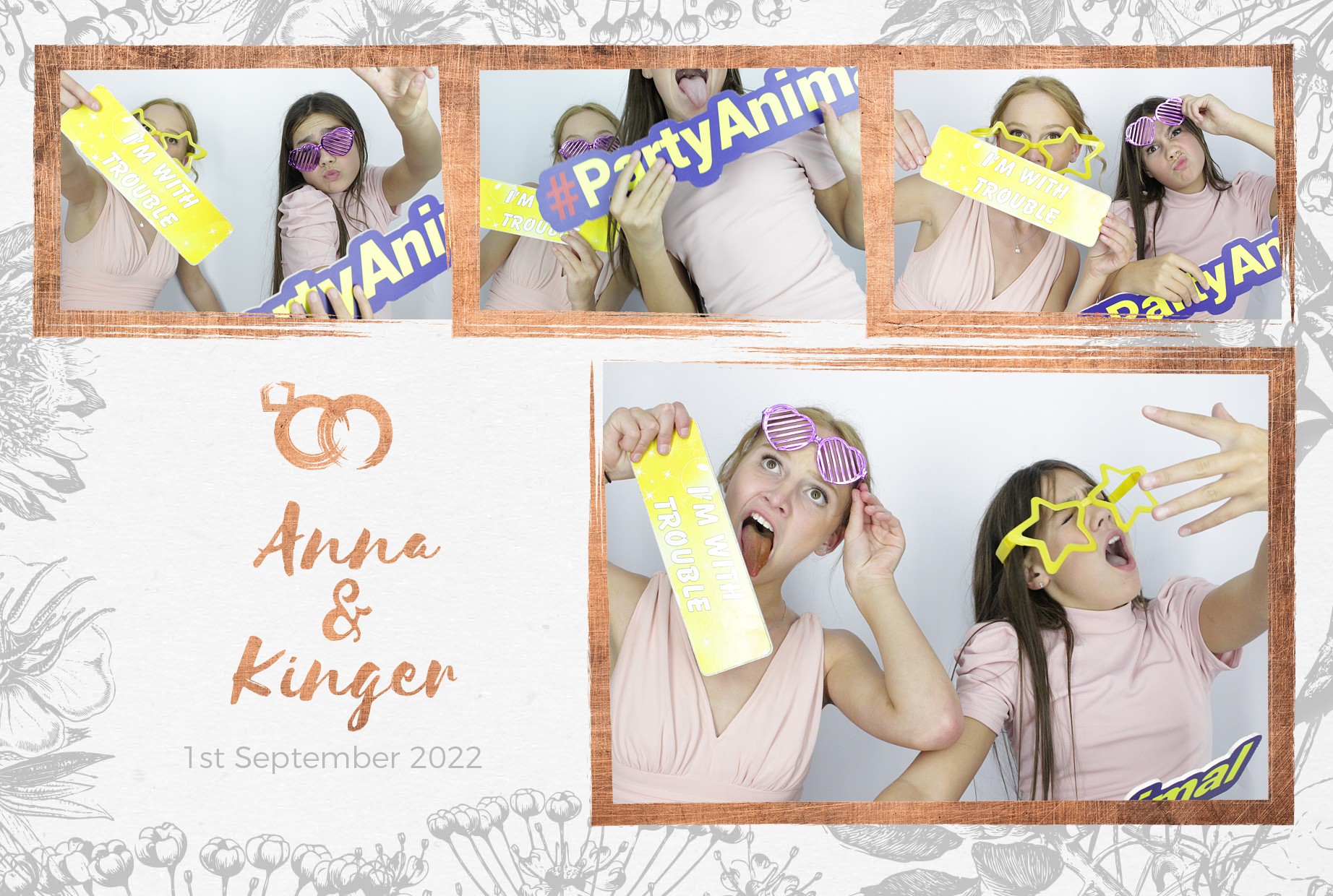 Anna & Kinger's Wedding | View more photos from the event at gallery.myphotoboothexperience.co.uk/u/MyPhotoBoothExperienceLtd/Anna-Kingers-Wedding