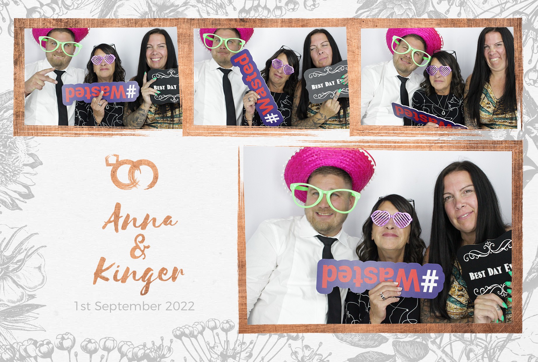 Anna & Kinger's Wedding | View more photos from the event at gallery.myphotoboothexperience.co.uk/u/MyPhotoBoothExperienceLtd/Anna-Kingers-Wedding