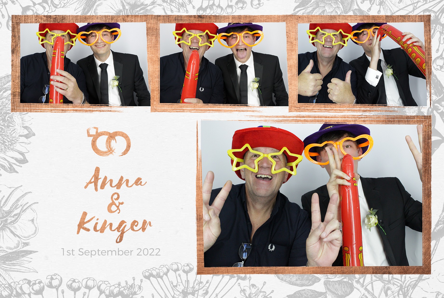 Anna & Kinger's Wedding | View more photos from the event at gallery.myphotoboothexperience.co.uk/u/MyPhotoBoothExperienceLtd/Anna-Kingers-Wedding