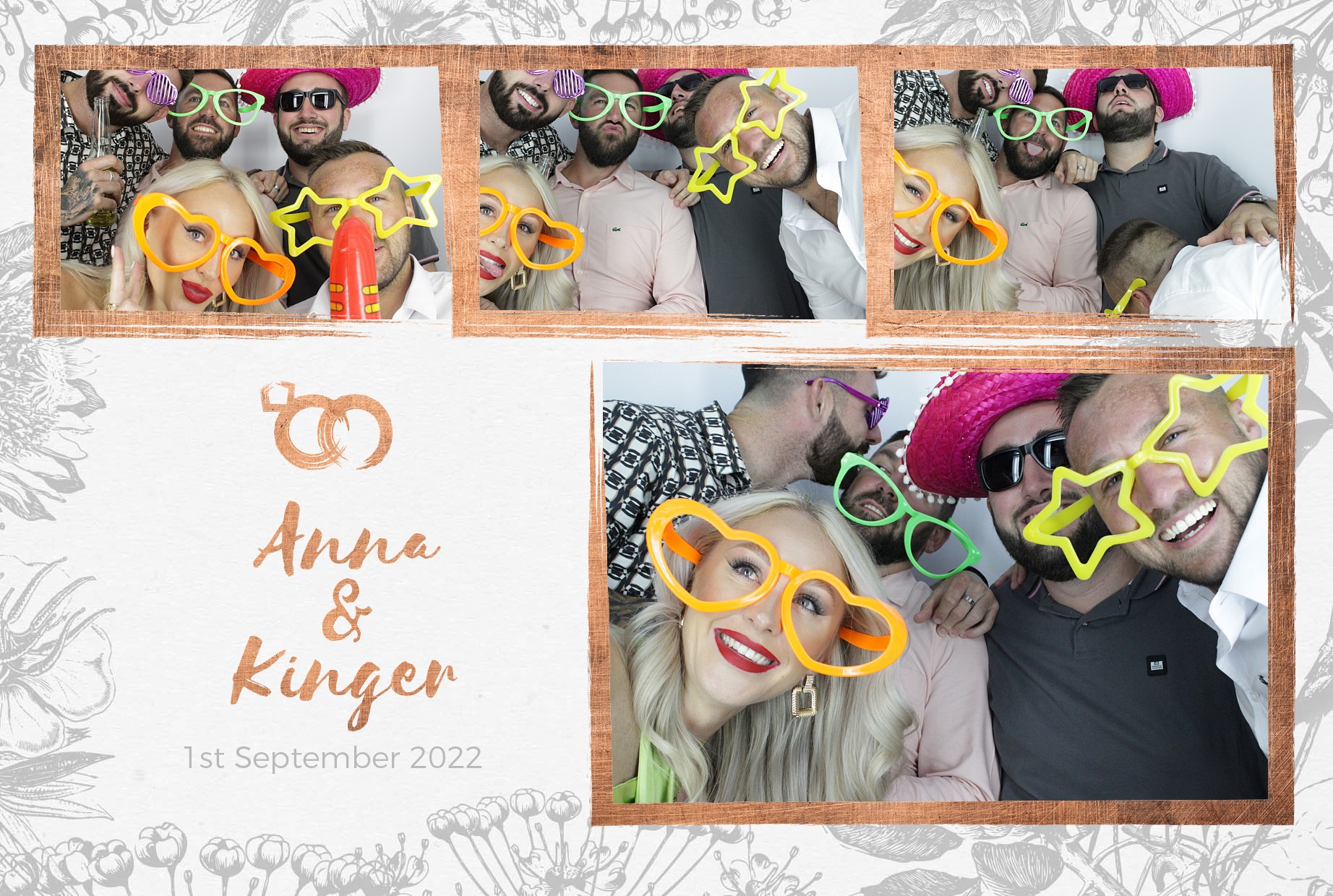 Anna & Kinger's Wedding | View more photos from the event at gallery.myphotoboothexperience.co.uk/u/MyPhotoBoothExperienceLtd/Anna-Kingers-Wedding