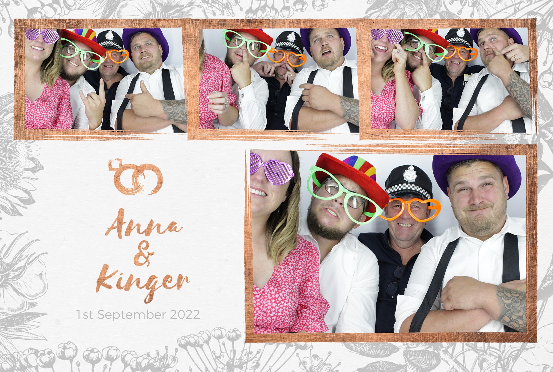 Anna & Kinger's Wedding | View more photos from the event at gallery.myphotoboothexperience.co.uk/u/MyPhotoBoothExperienceLtd/Anna-Kingers-Wedding