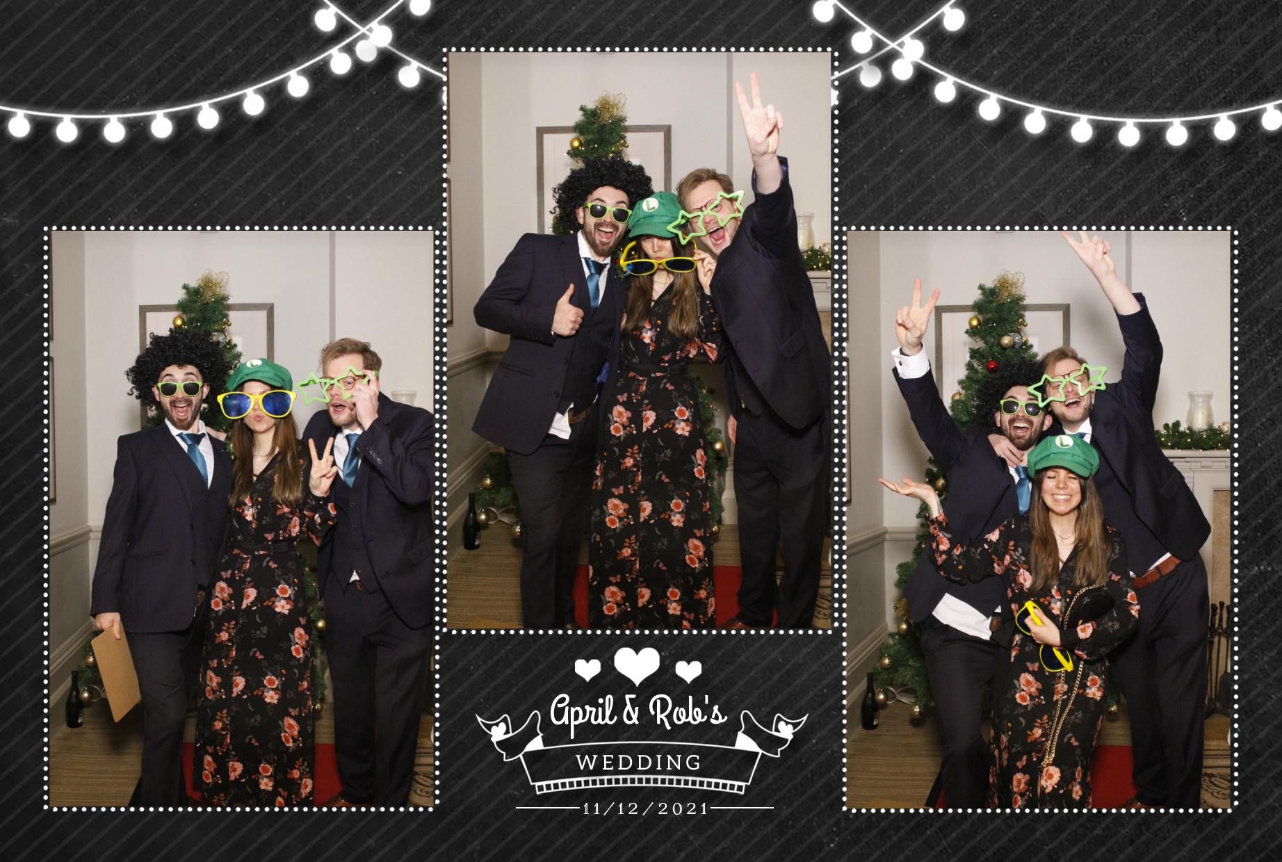 April & Rob's Wedding  | View more photos from the event at gallery.myphotoboothexperience.co.uk/u/MyPhotoBoothExperienceLtd/April-Robs-Wedding