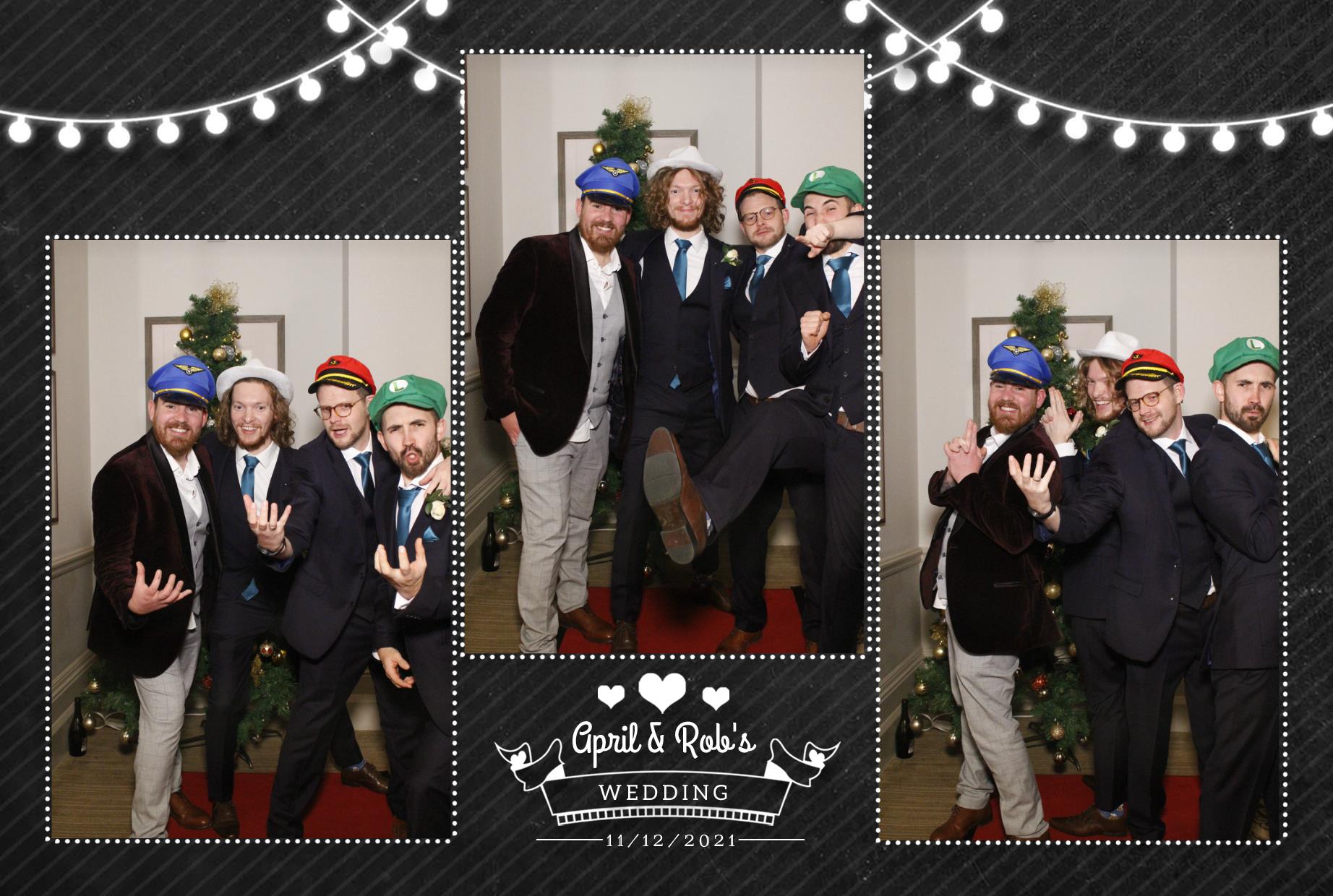 April & Rob's Wedding  | View more photos from the event at gallery.myphotoboothexperience.co.uk/u/MyPhotoBoothExperienceLtd/April-Robs-Wedding